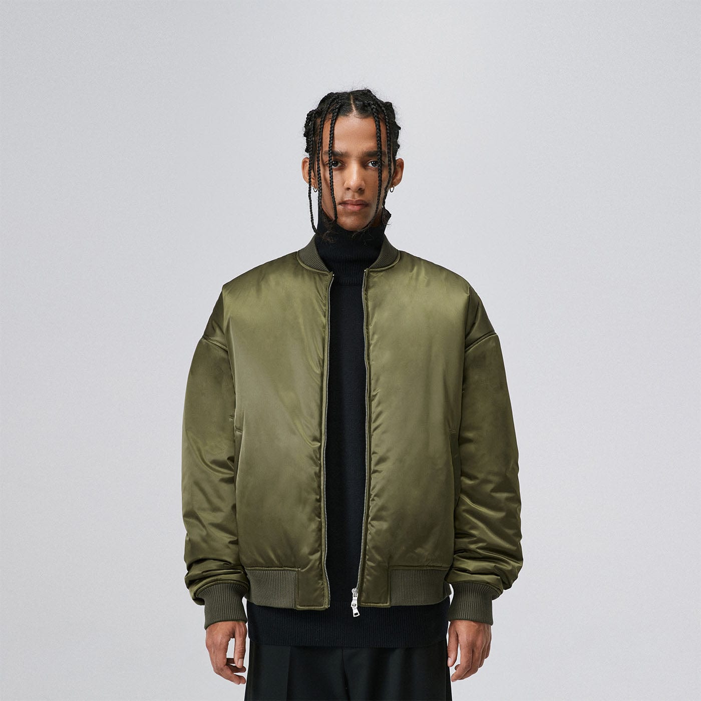BONELESS Cotton Padded Bomber Jacket, premium urban and streetwear designers apparel on PROJECTISR.com, BONELESS