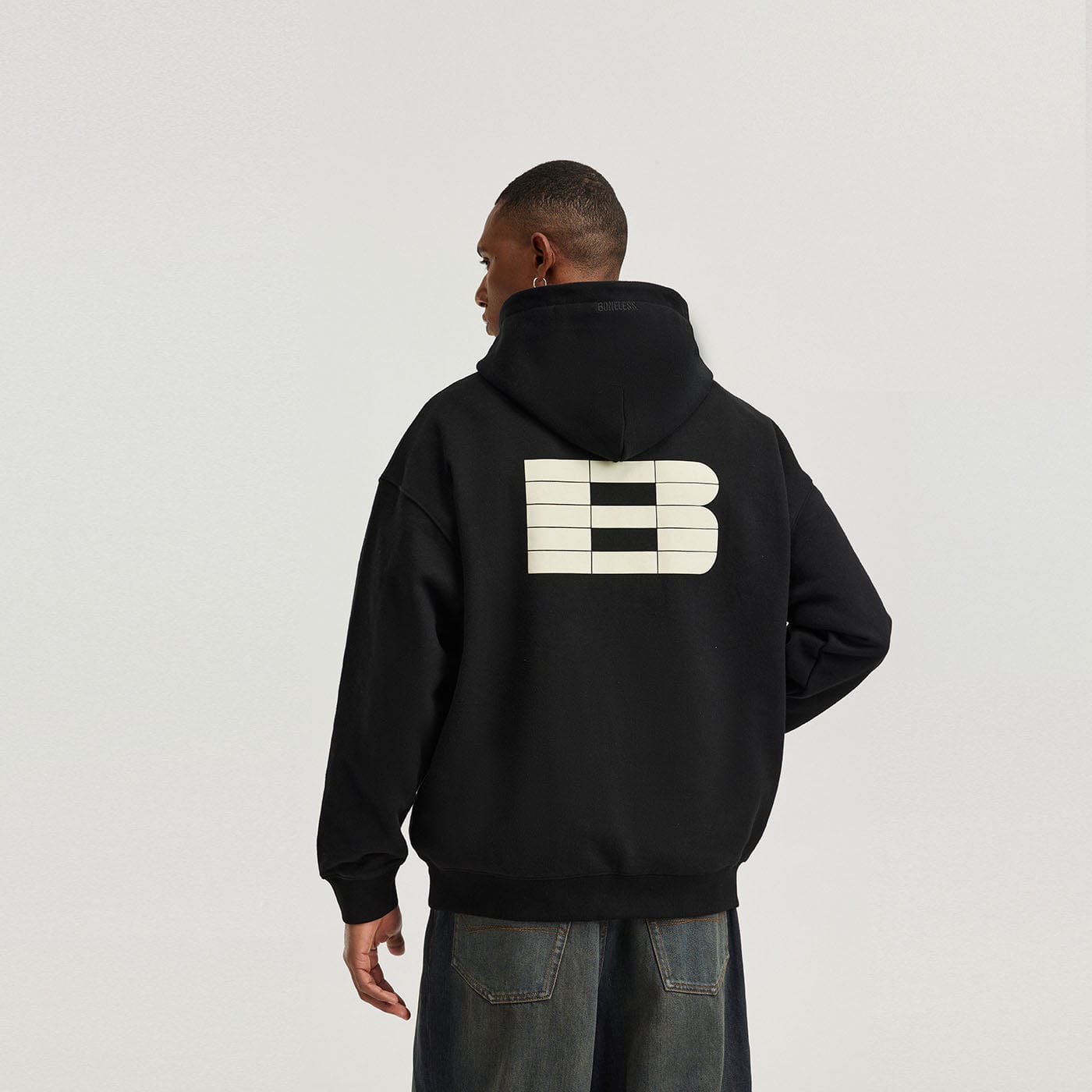 BONELESS B PLAID Hoodie, premium urban and streetwear designers apparel on PROJECTISR.com, BONELESS