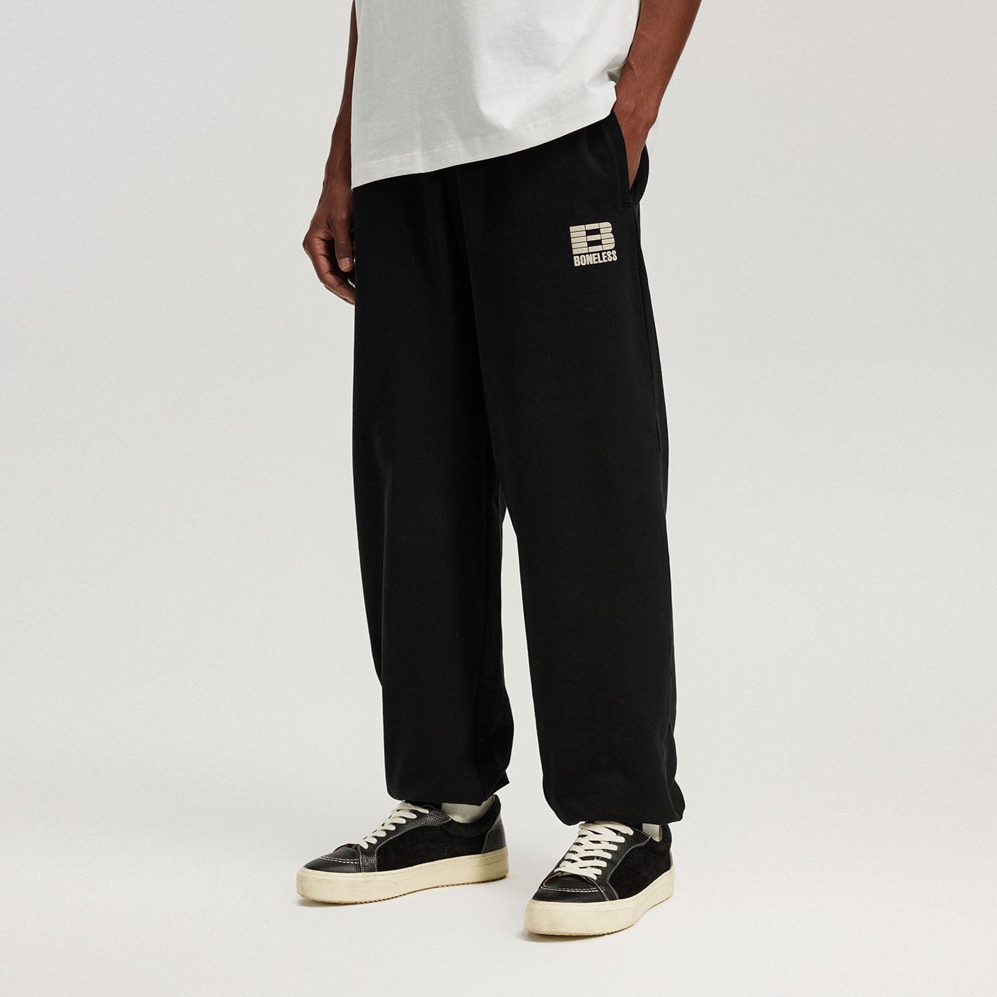 BONELESS Plaid B LOGO Jogger, premium urban and streetwear designers apparel on PROJECTISR.com, BONELESS