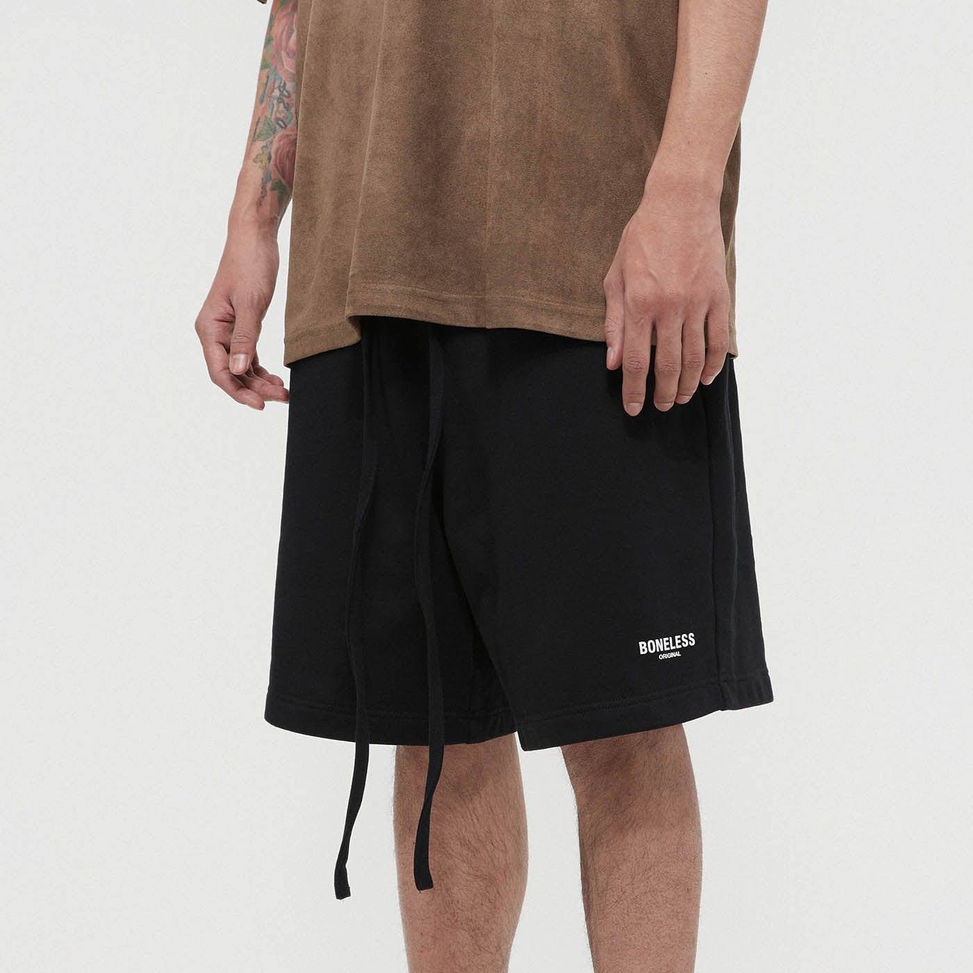 BONELESS Original Series Zipped Pocket Shorts, premium urban and streetwear designers apparel on PROJECTISR.com, BONELESS