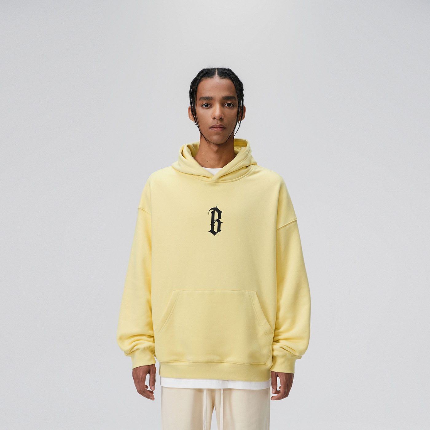 BONELESS Gothic LOGO Hoodie, premium urban and streetwear designers apparel on PROJECTISR.com, BONELESS