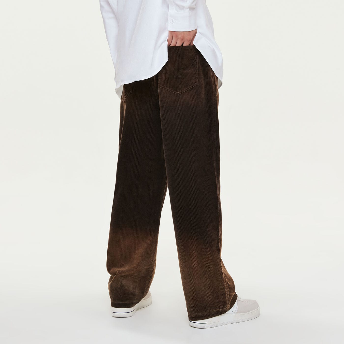 CONKLAB Creased Gradient Straight Pants, premium urban and streetwear designers apparel on PROJECTISR.com, Conklab