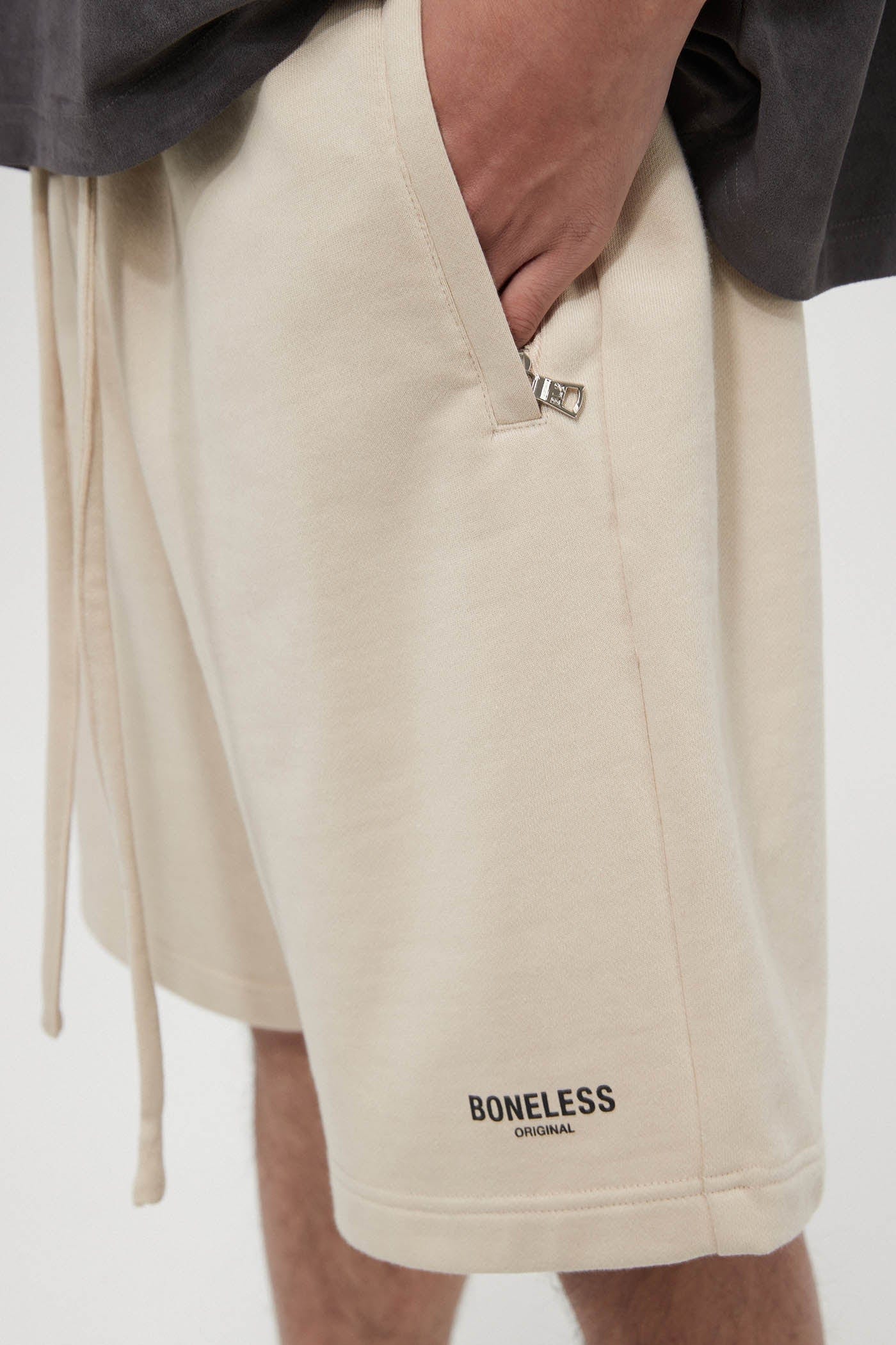 BONELESS Original Series Zipped Pocket Shorts, premium urban and streetwear designers apparel on PROJECTISR.com, BONELESS