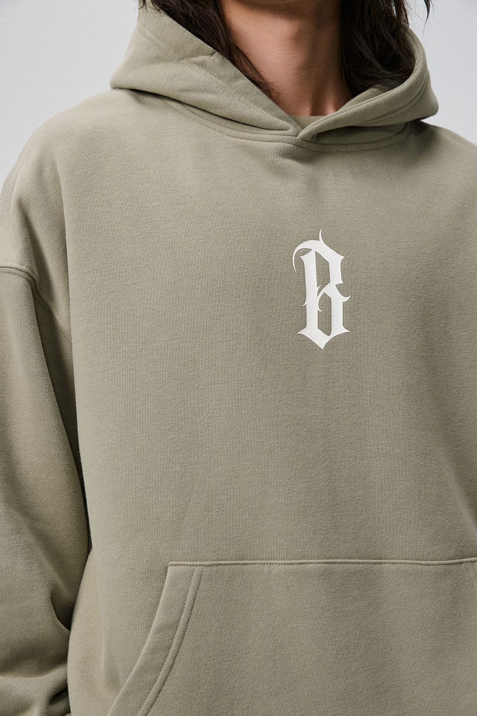 BONELESS Gothic LOGO Hoodie, premium urban and streetwear designers apparel on PROJECTISR.com, BONELESS