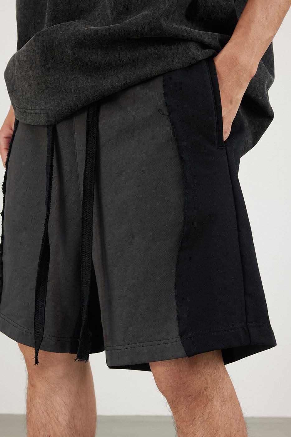 BONELESS Spliced Camber Shorts, premium urban and streetwear designers apparel on PROJECTISR.com, BONELESS