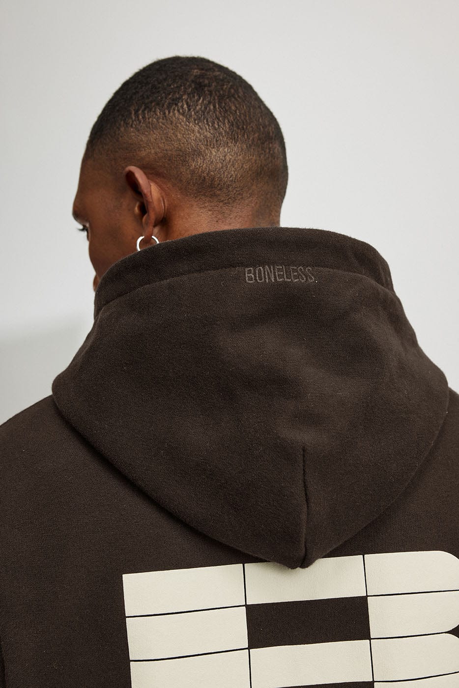 BONELESS B PLAID Hoodie, premium urban and streetwear designers apparel on PROJECTISR.com, BONELESS