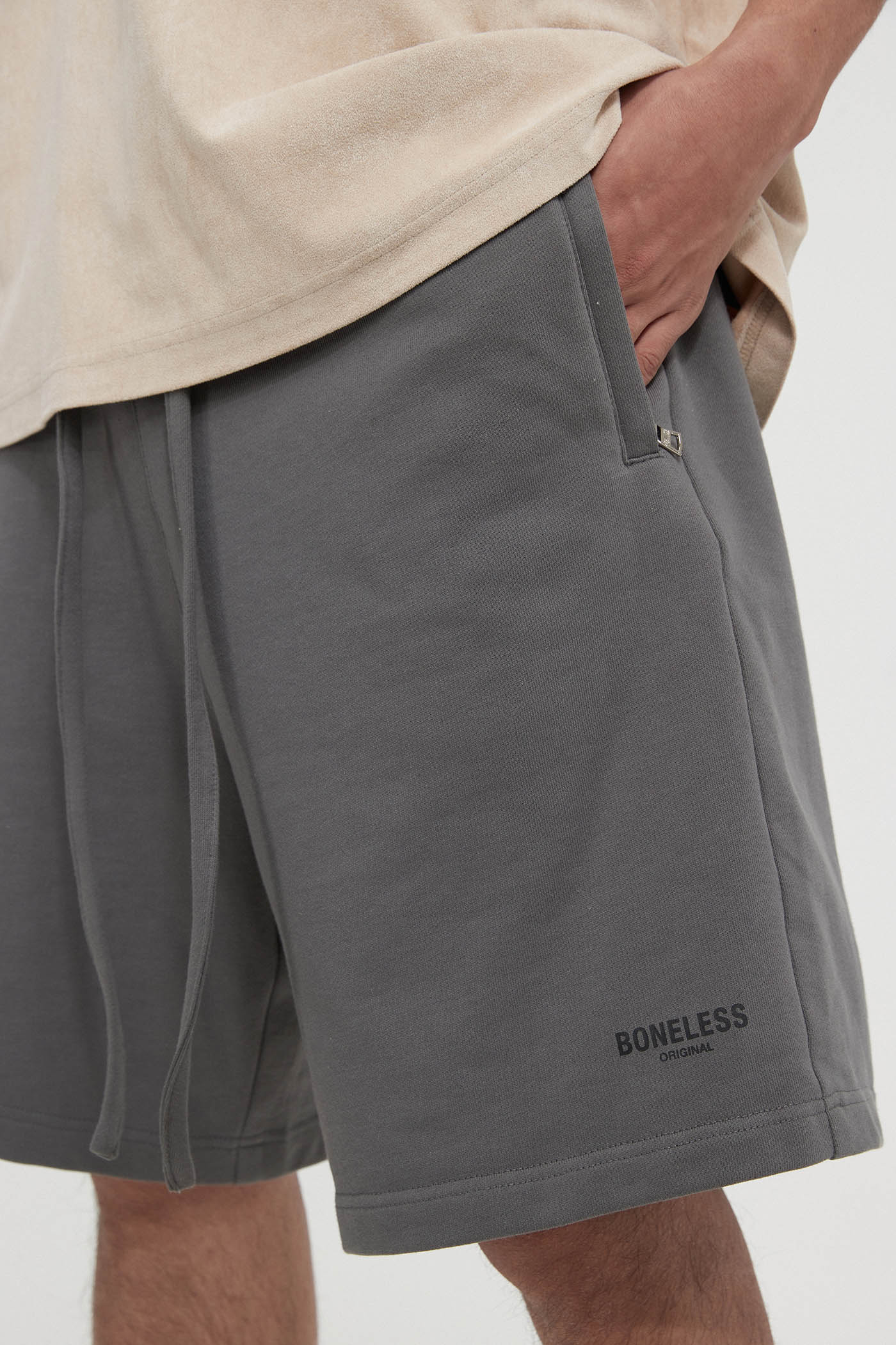BONELESS Original Series Zipped Pocket Shorts, premium urban and streetwear designers apparel on PROJECTISR.com, BONELESS