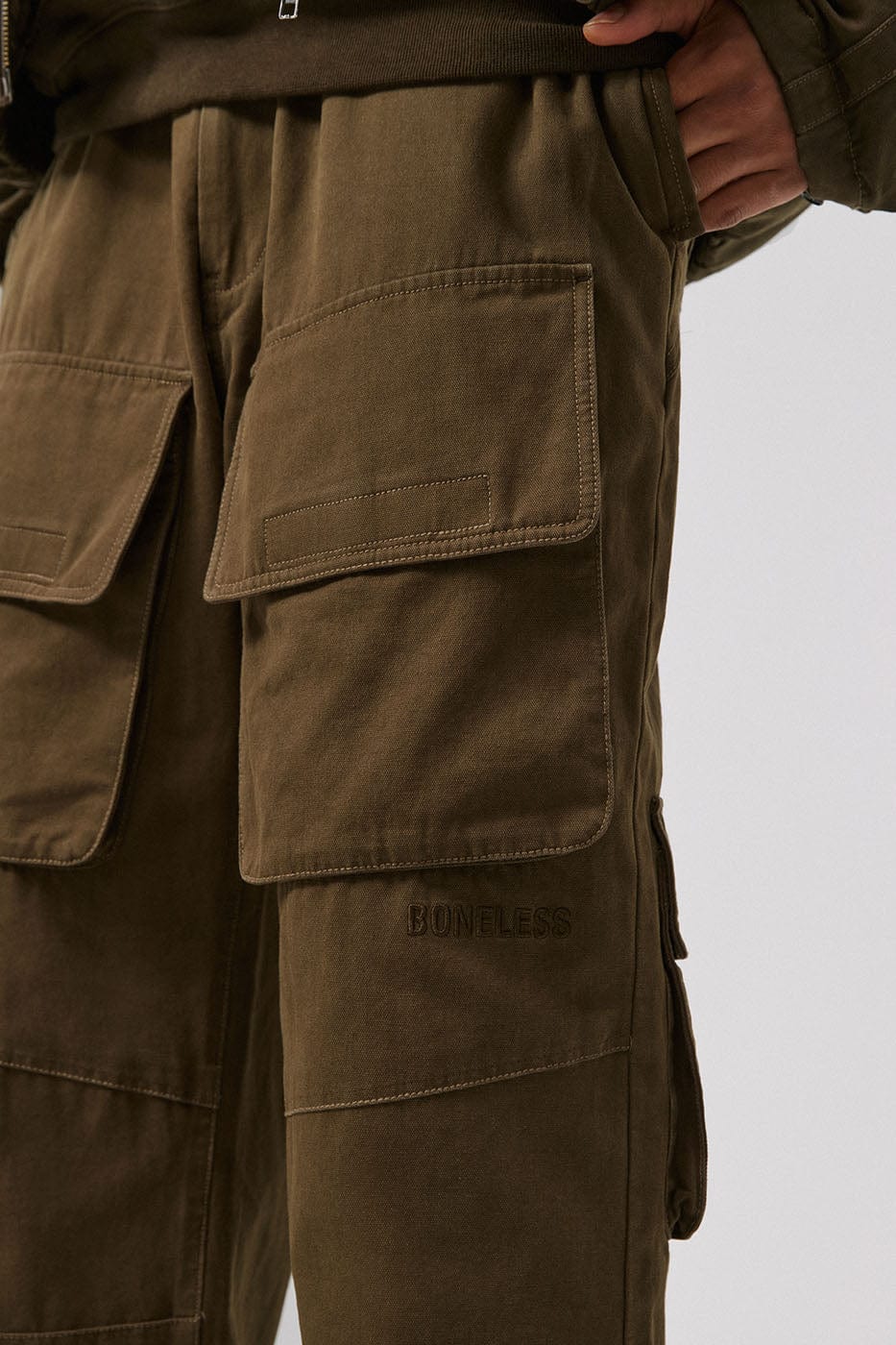 BONELESS Classic Cargo Pants, premium urban and streetwear designers apparel on PROJECTISR.com, BONELESS