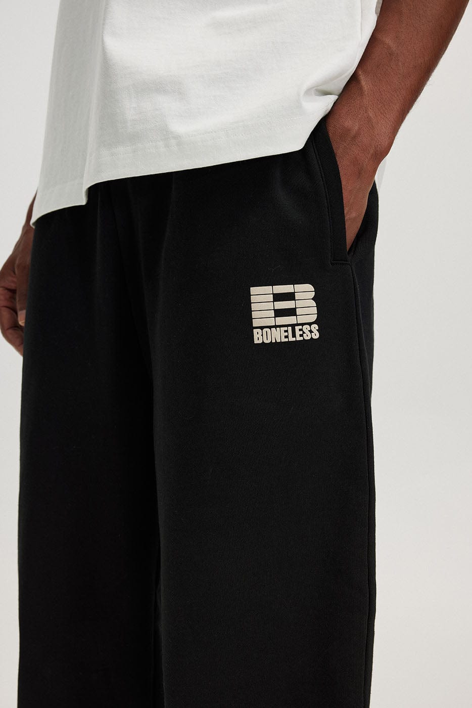 BONELESS Plaid B LOGO Jogger, premium urban and streetwear designers apparel on PROJECTISR.com, BONELESS