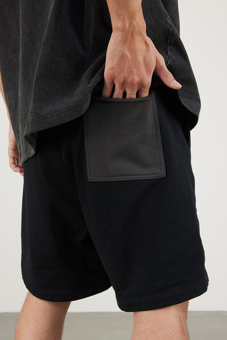 BONELESS Spliced Camber Shorts, premium urban and streetwear designers apparel on PROJECTISR.com, BONELESS