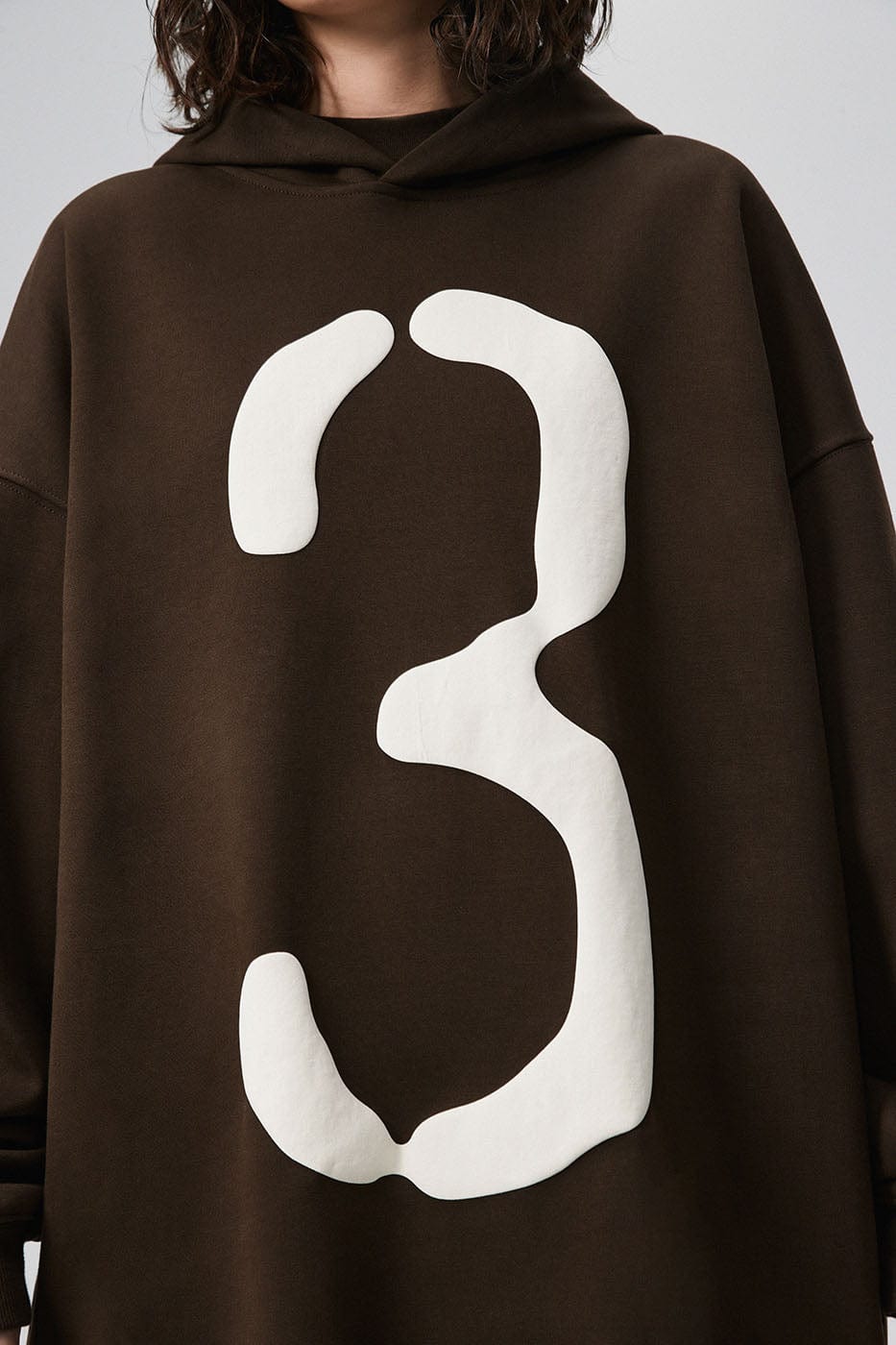 BONELESS Number 3 Puff-Print Hoodie, premium urban and streetwear designers apparel on PROJECTISR.com, BONELESS