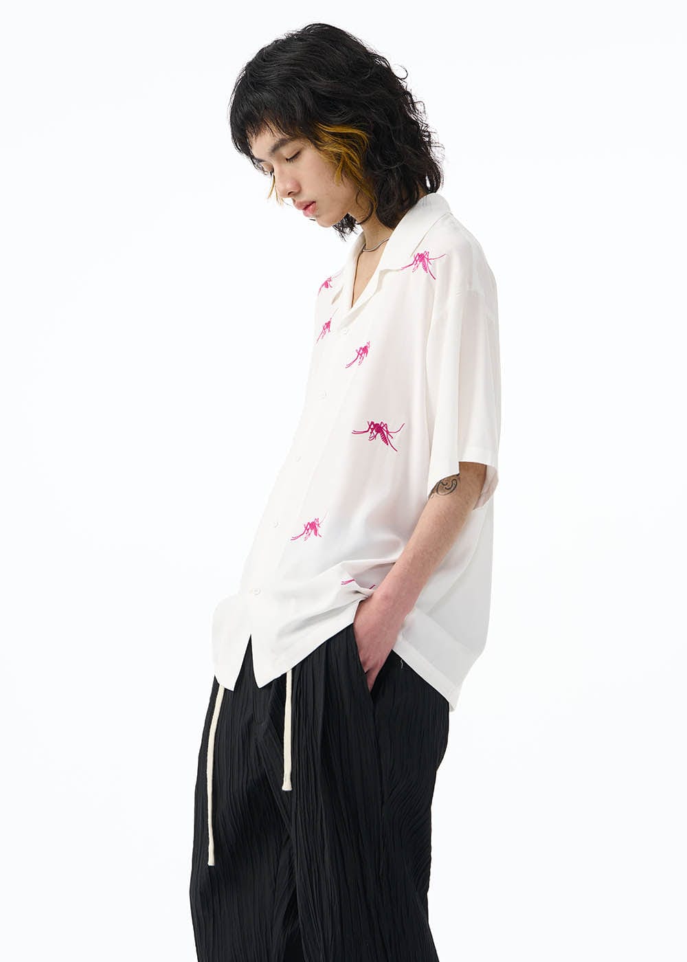 EPIC POETRY Mosquito Cuban Half Shirt, premium urban and streetwear designers apparel on PROJECTISR.com, EPIC POETRY
