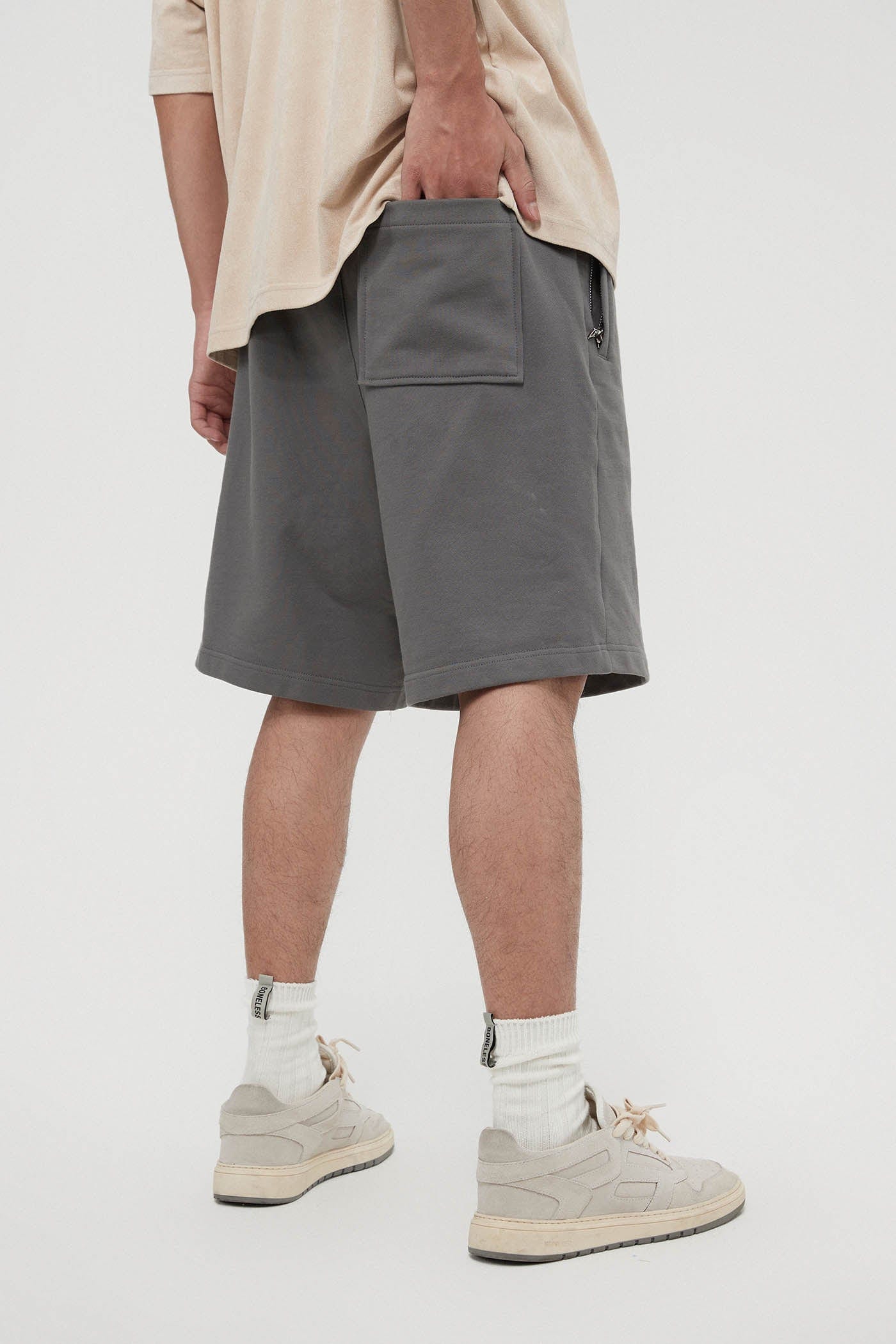 BONELESS Original Series Zipped Pocket Shorts, premium urban and streetwear designers apparel on PROJECTISR.com, BONELESS