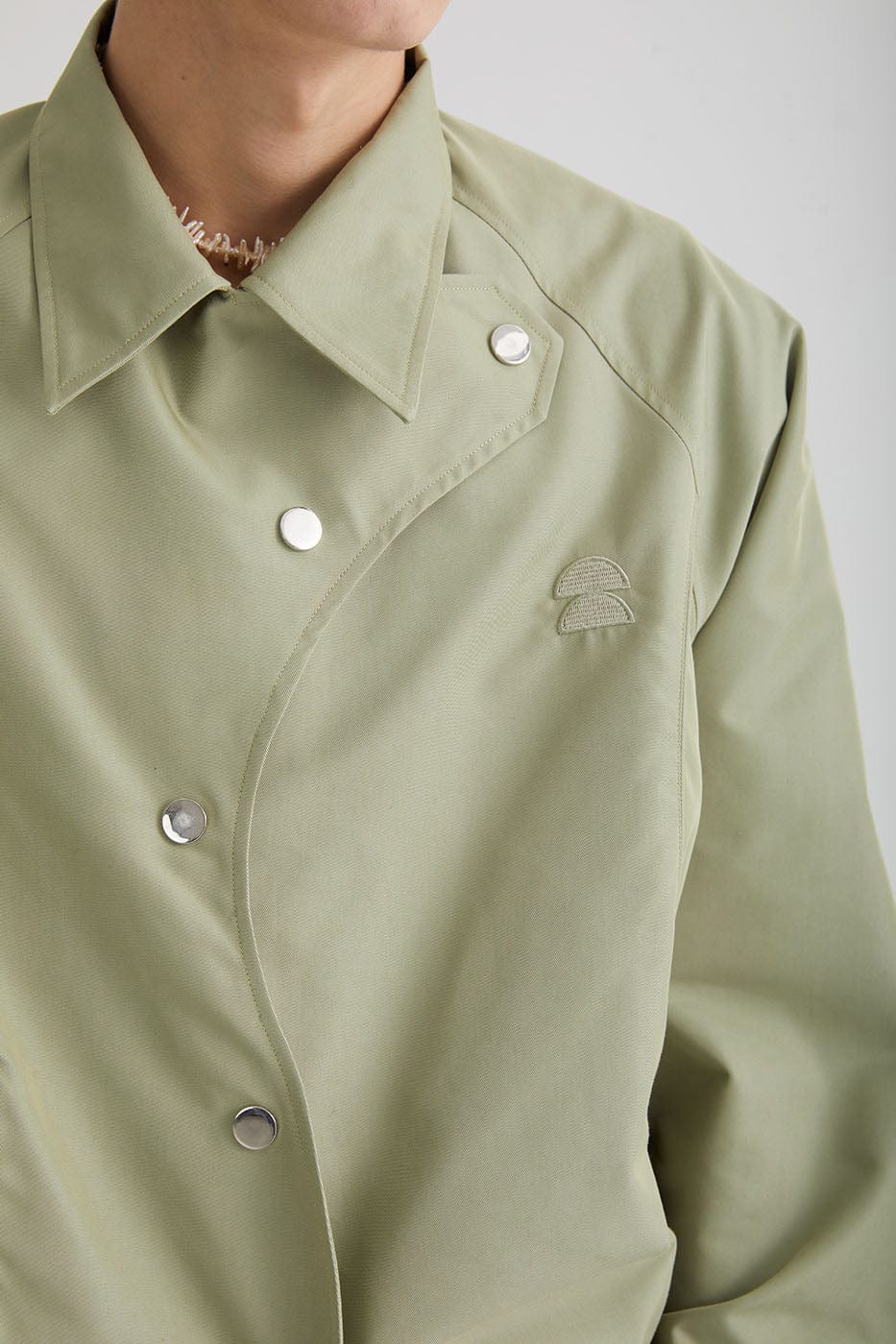 LEONSENSE Asymmetrical S-Shape Jacket, premium urban and streetwear designers apparel on PROJECTISR.com, LEONSENSE
