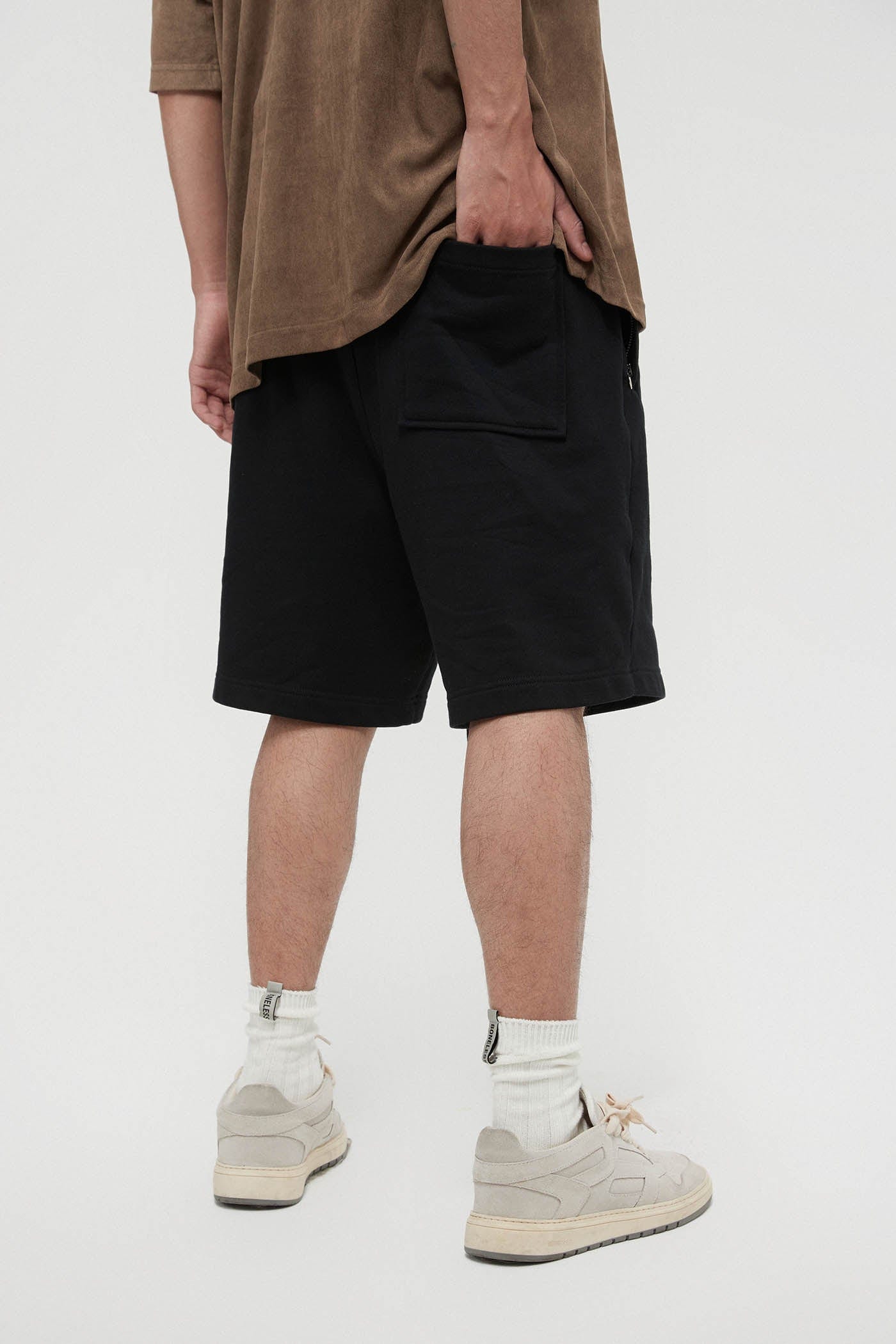 BONELESS Original Series Zipped Pocket Shorts, premium urban and streetwear designers apparel on PROJECTISR.com, BONELESS