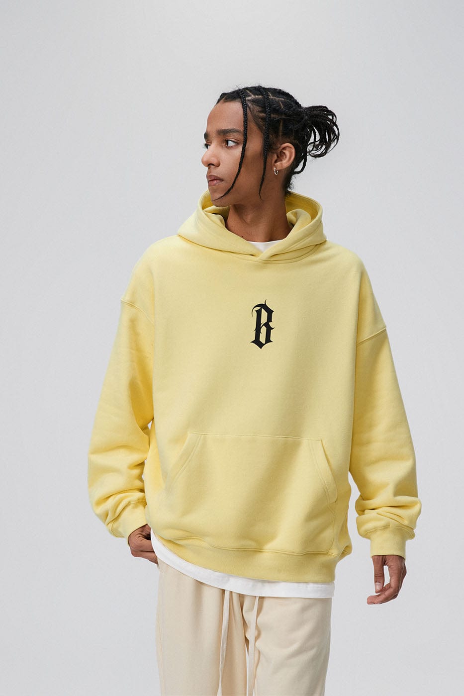 BONELESS Gothic LOGO Hoodie, premium urban and streetwear designers apparel on PROJECTISR.com, BONELESS