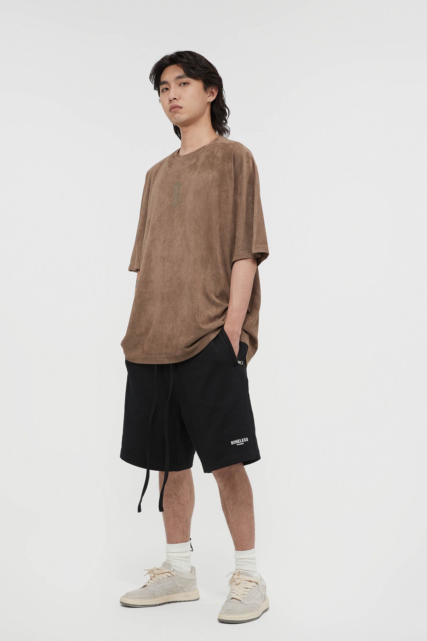 BONELESS Original Series Zipped Pocket Shorts, premium urban and streetwear designers apparel on PROJECTISR.com, BONELESS