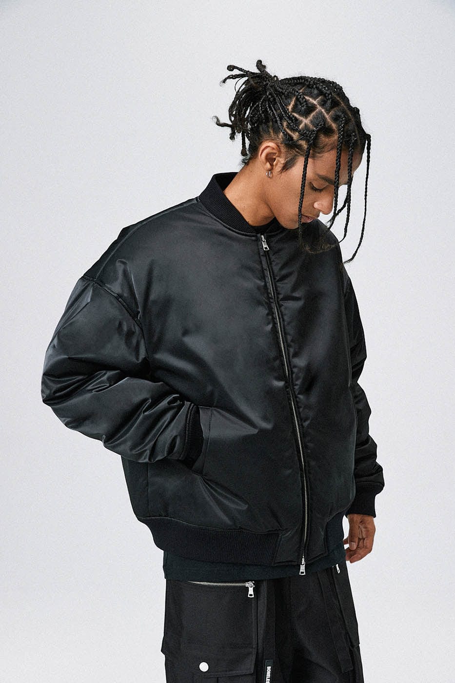 BONELESS Cotton Padded Bomber Jacket, premium urban and streetwear designers apparel on PROJECTISR.com, BONELESS
