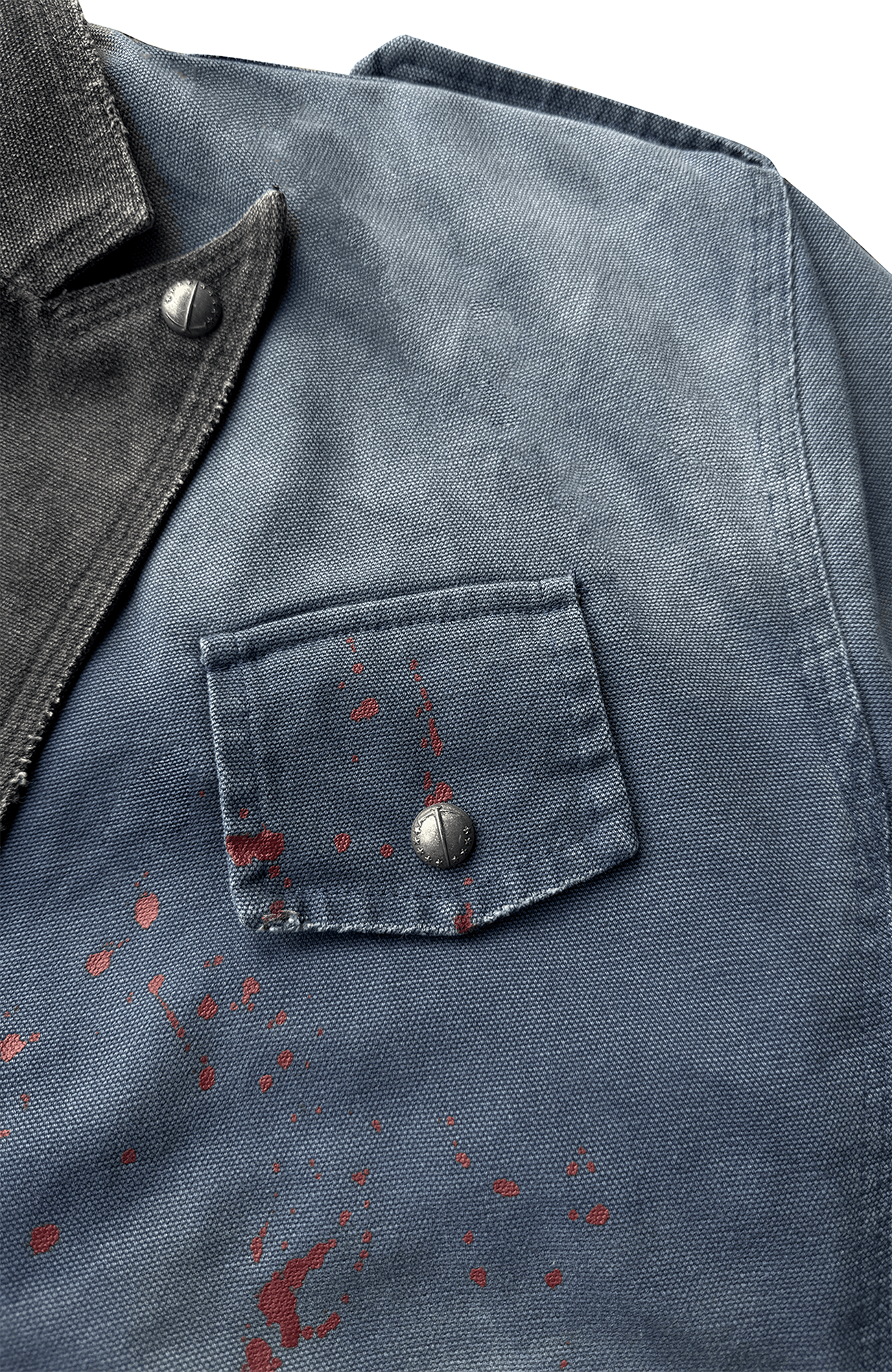 TECNINEGROUP Distressed Grunge Denim Jacket