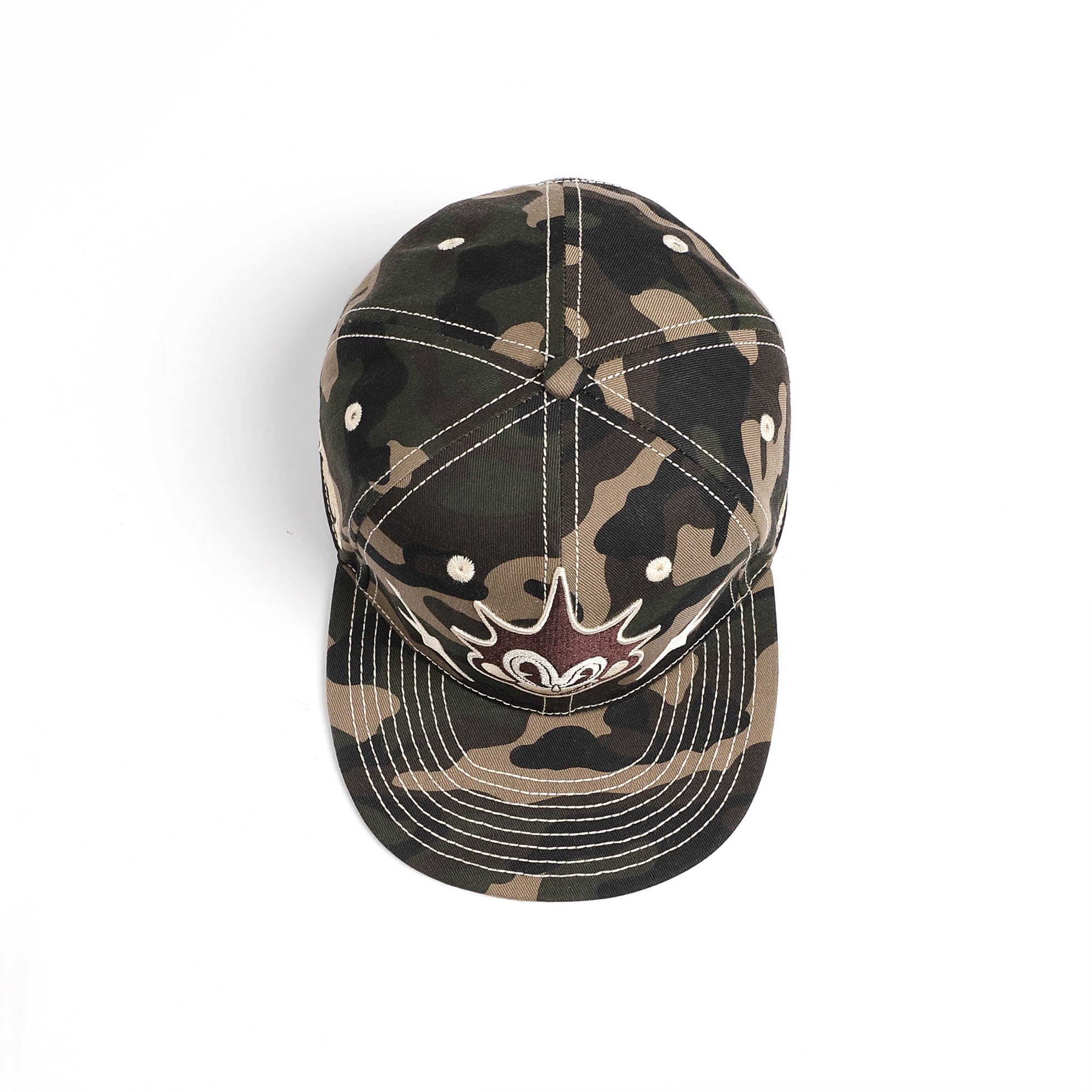 DND4DES Cartoon Character Embroidered Camo Cap