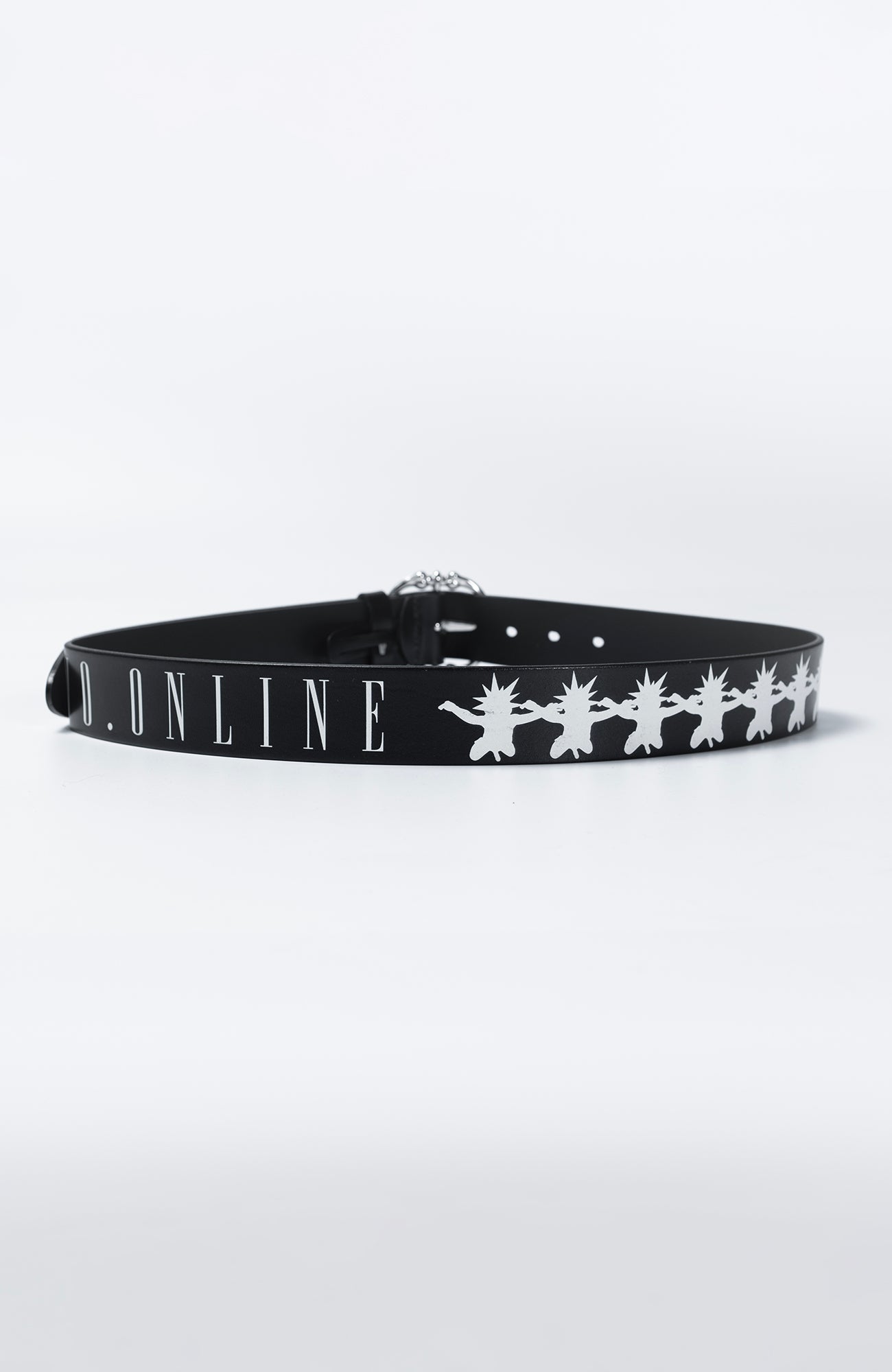 FVVO Skull Kid Full-Print Punk Leather Belt