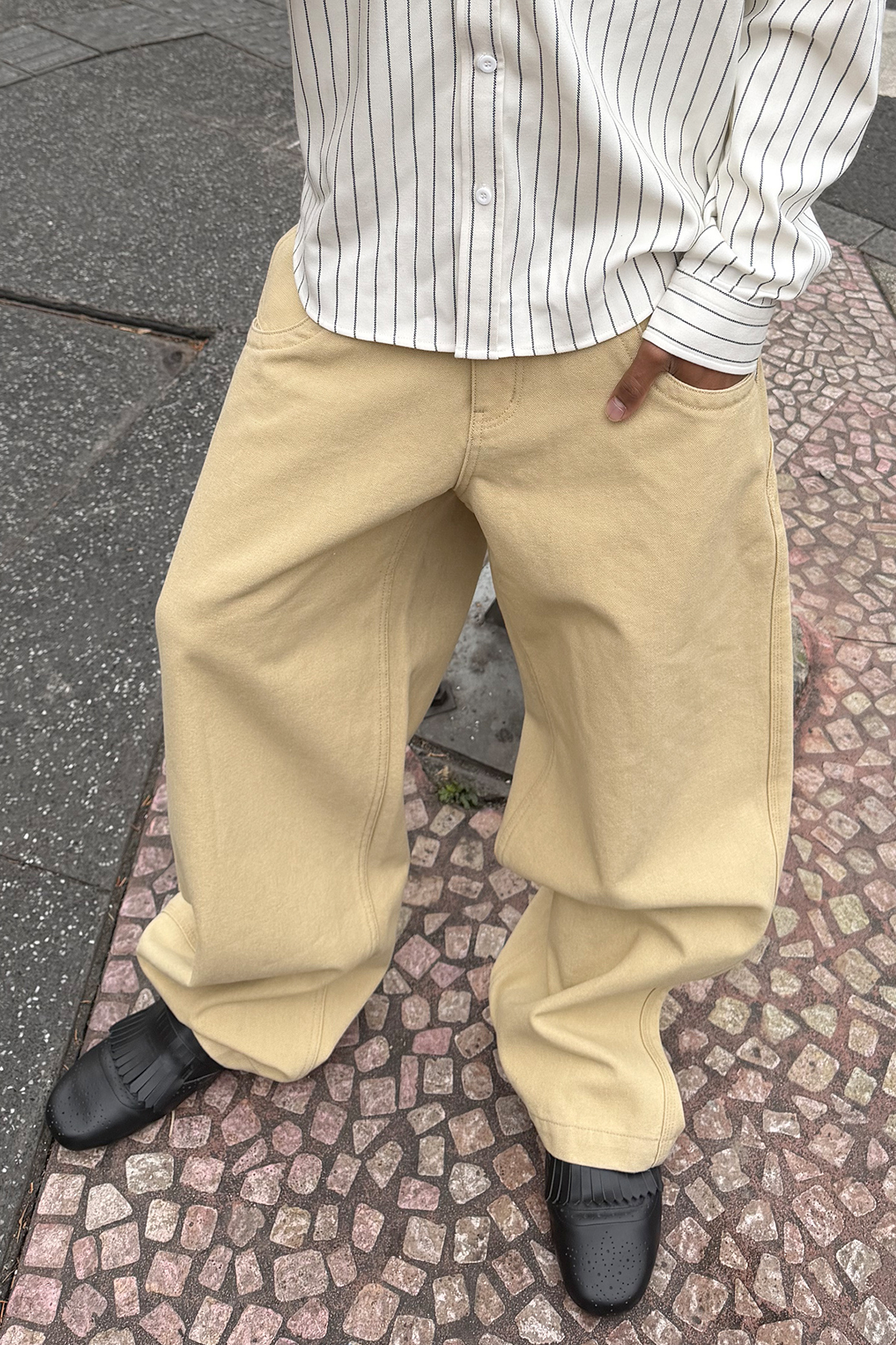 STEEPC Multi-Pocket Baggy Cargo Pants, premium urban and streetwear designers apparel on PROJECTISR.com, STEEPC