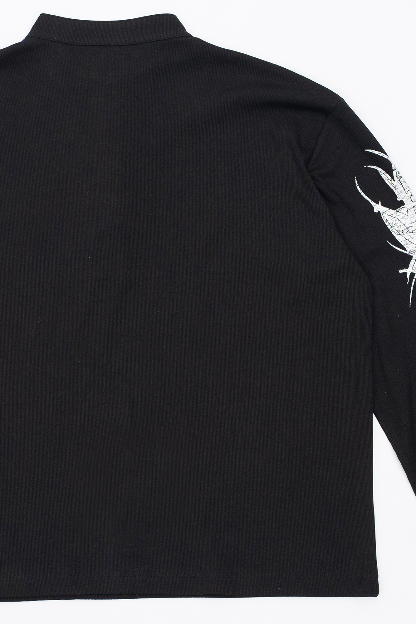 FVVO Ribbed Printed Henley Long Sleeve, premium urban and streetwear designers apparel on PROJECTISR.com, FVVO