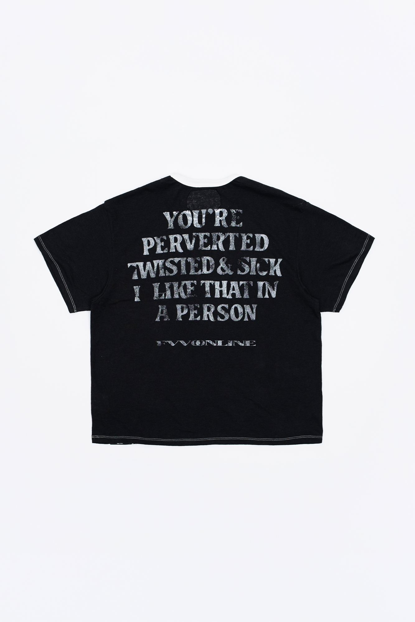 FVVO Slogan Graphic Ringer Tee, premium urban and streetwear designers apparel on PROJECTISR.com, FVVO