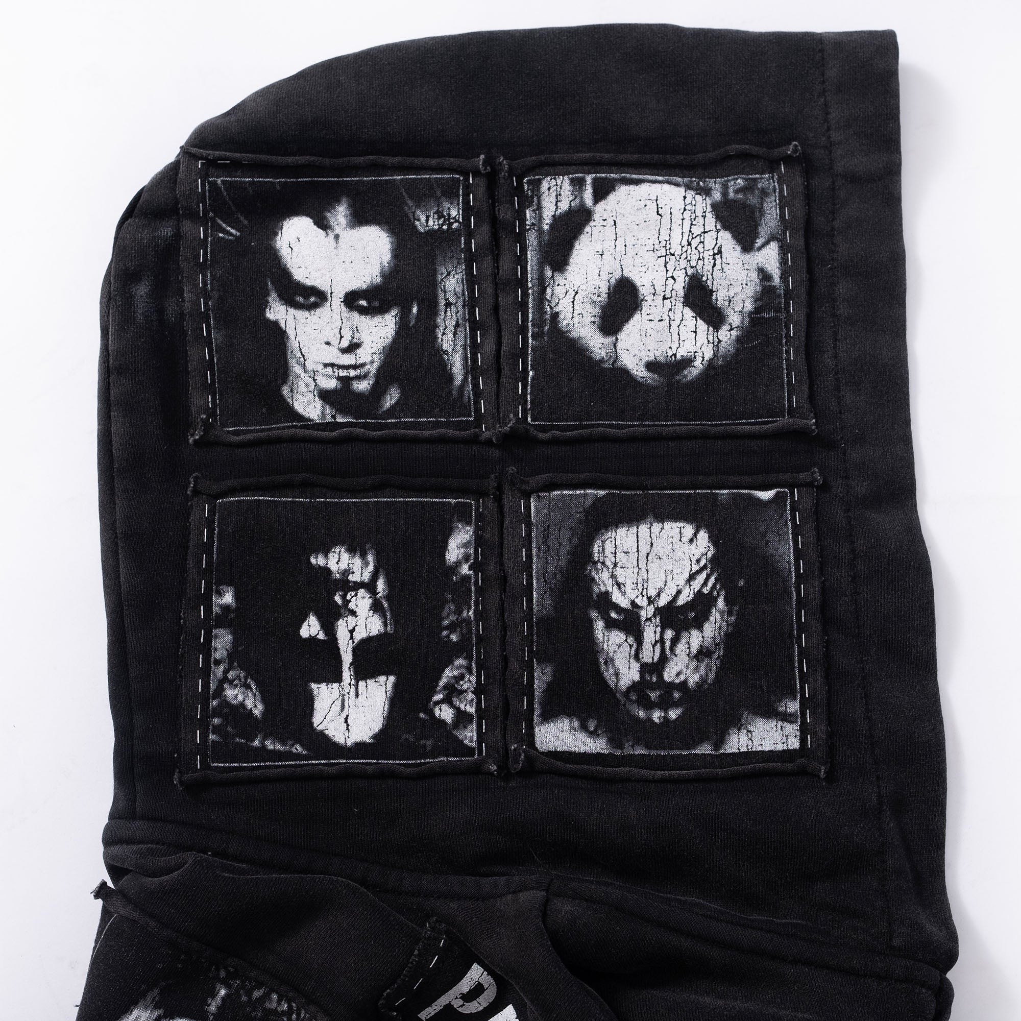 FVVO Patch Washed Zip-Up Hoodie