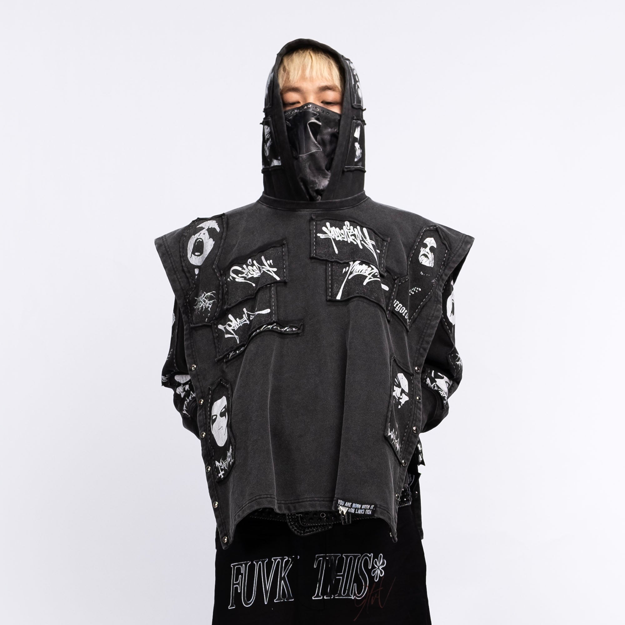 FVVO Patch Washed Sleeveless Tee