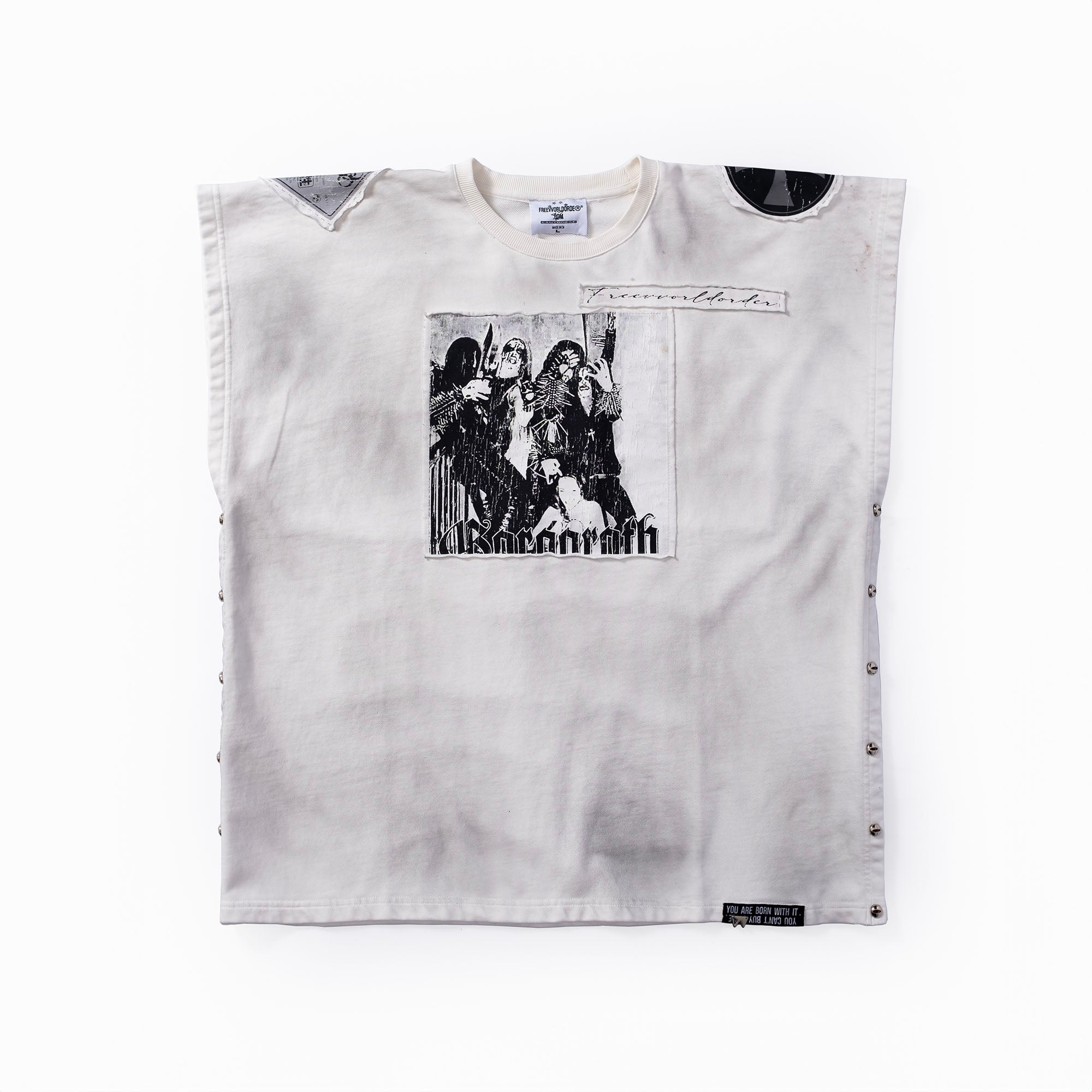 FVVO Patch Washed Sleeveless Tee