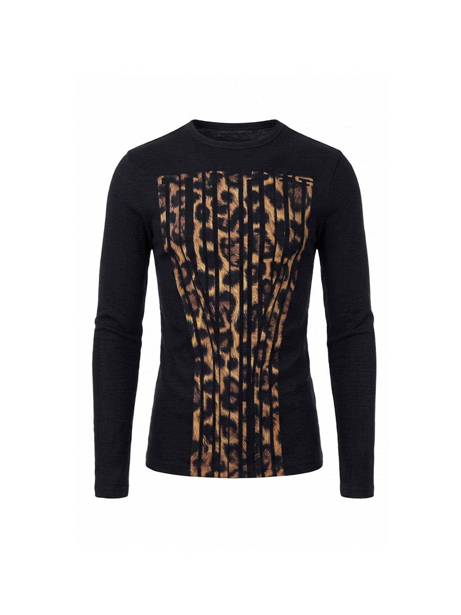 DND4DES Leopard Slim-Fit Long-Sleeve Tee