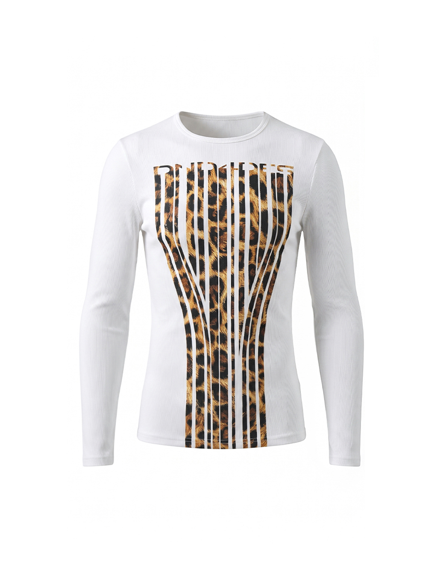 DND4DES Leopard Slim-Fit Long-Sleeve Tee