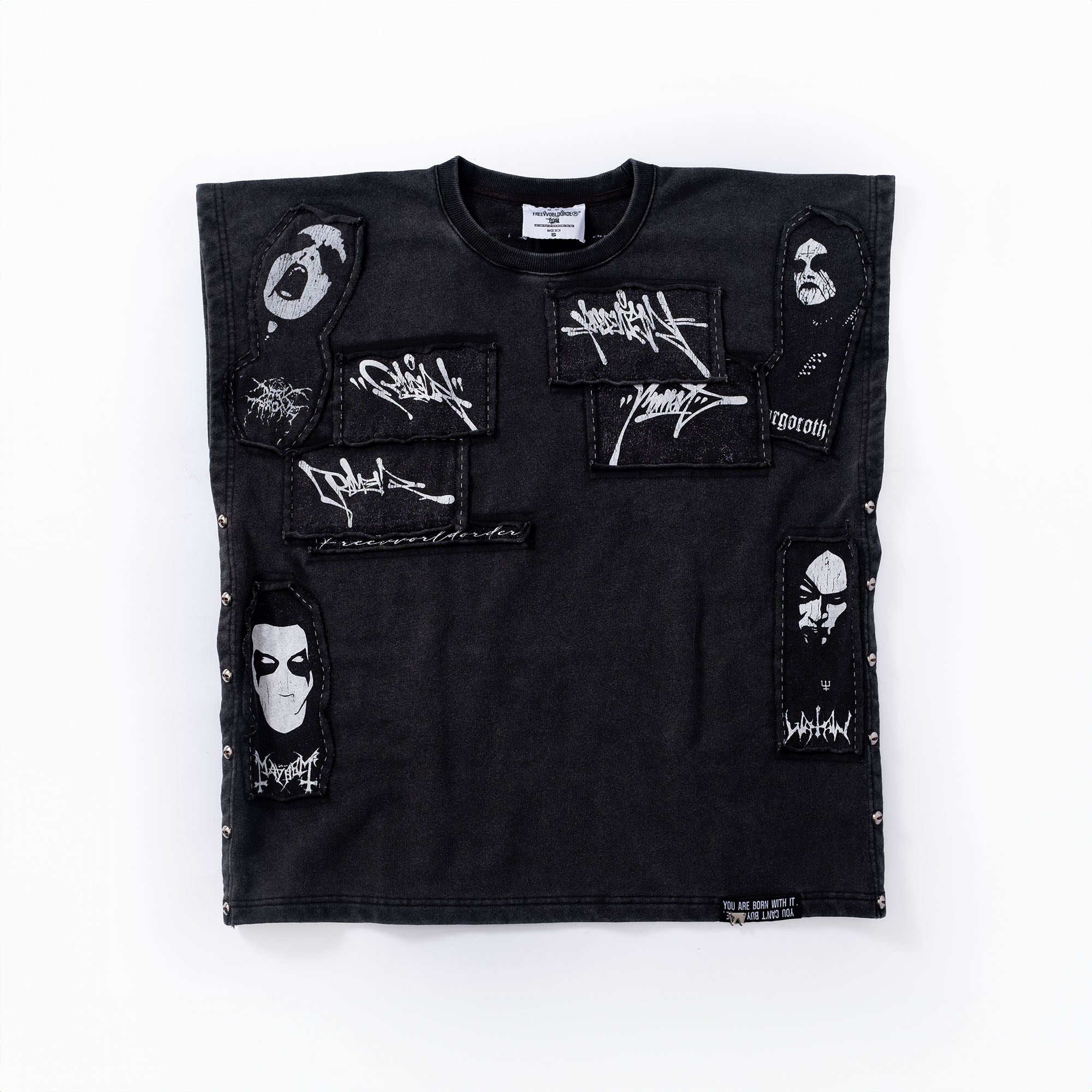 FVVO Patch Washed Sleeveless Tee