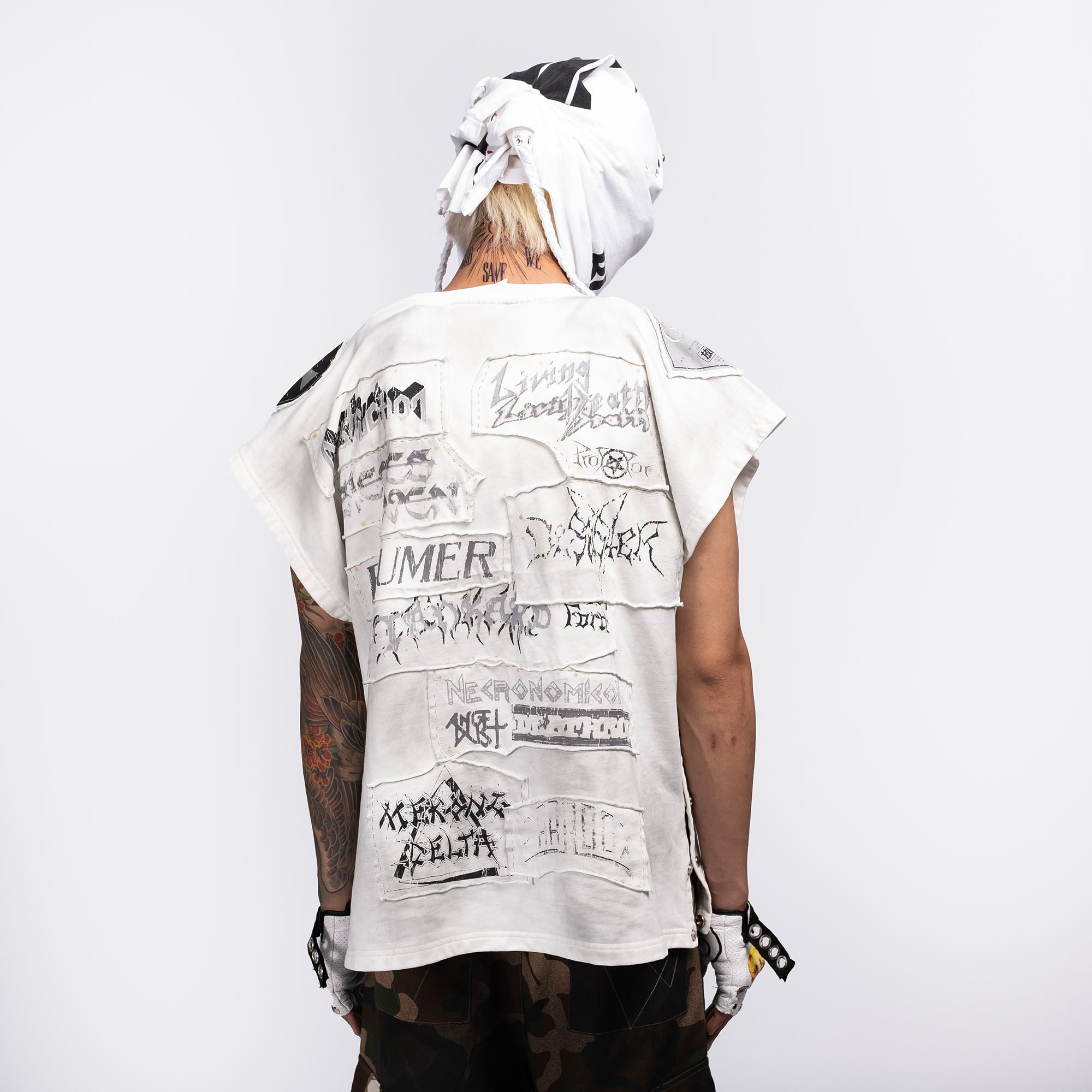 FVVO Patch Washed Sleeveless Tee