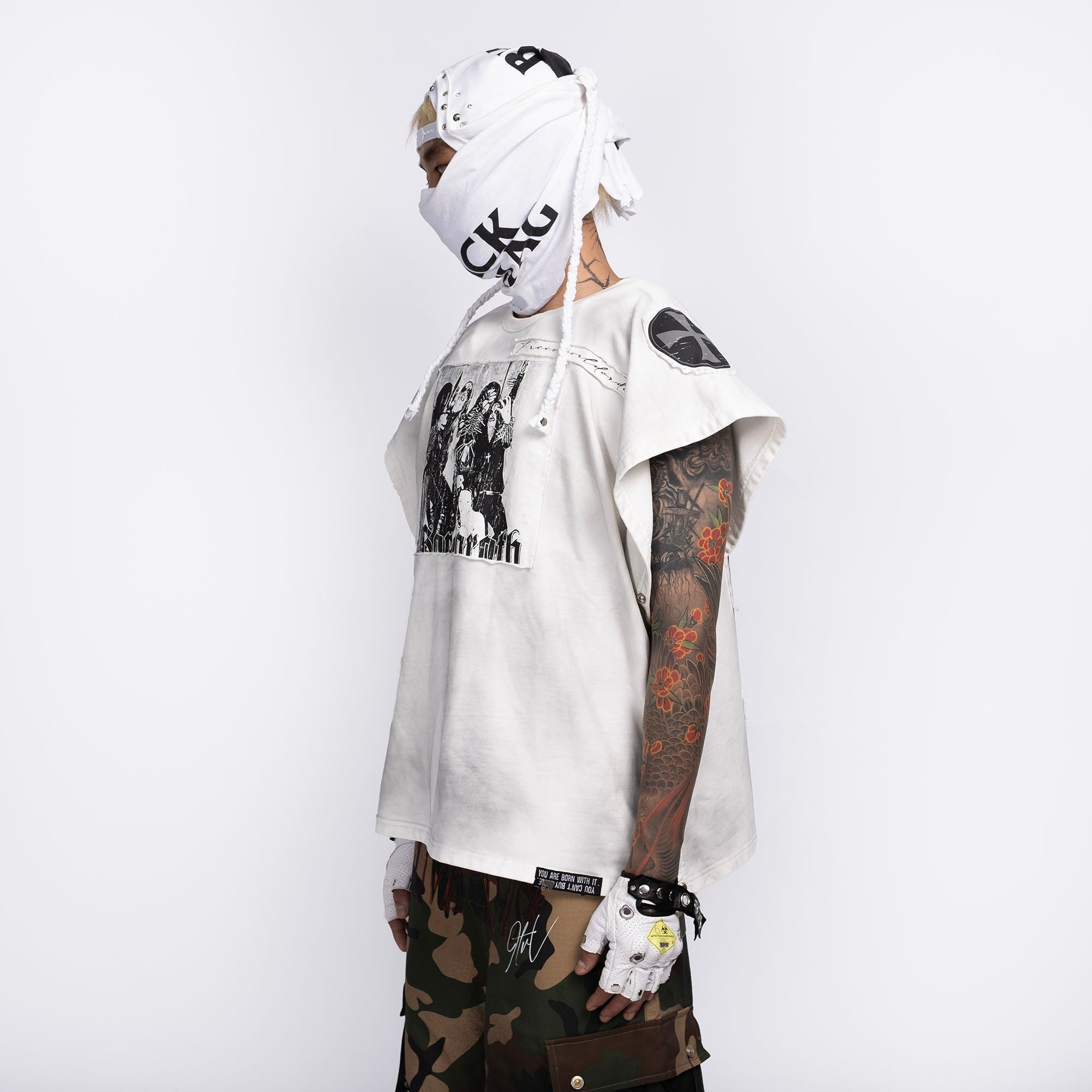 FVVO Patch Washed Sleeveless Tee