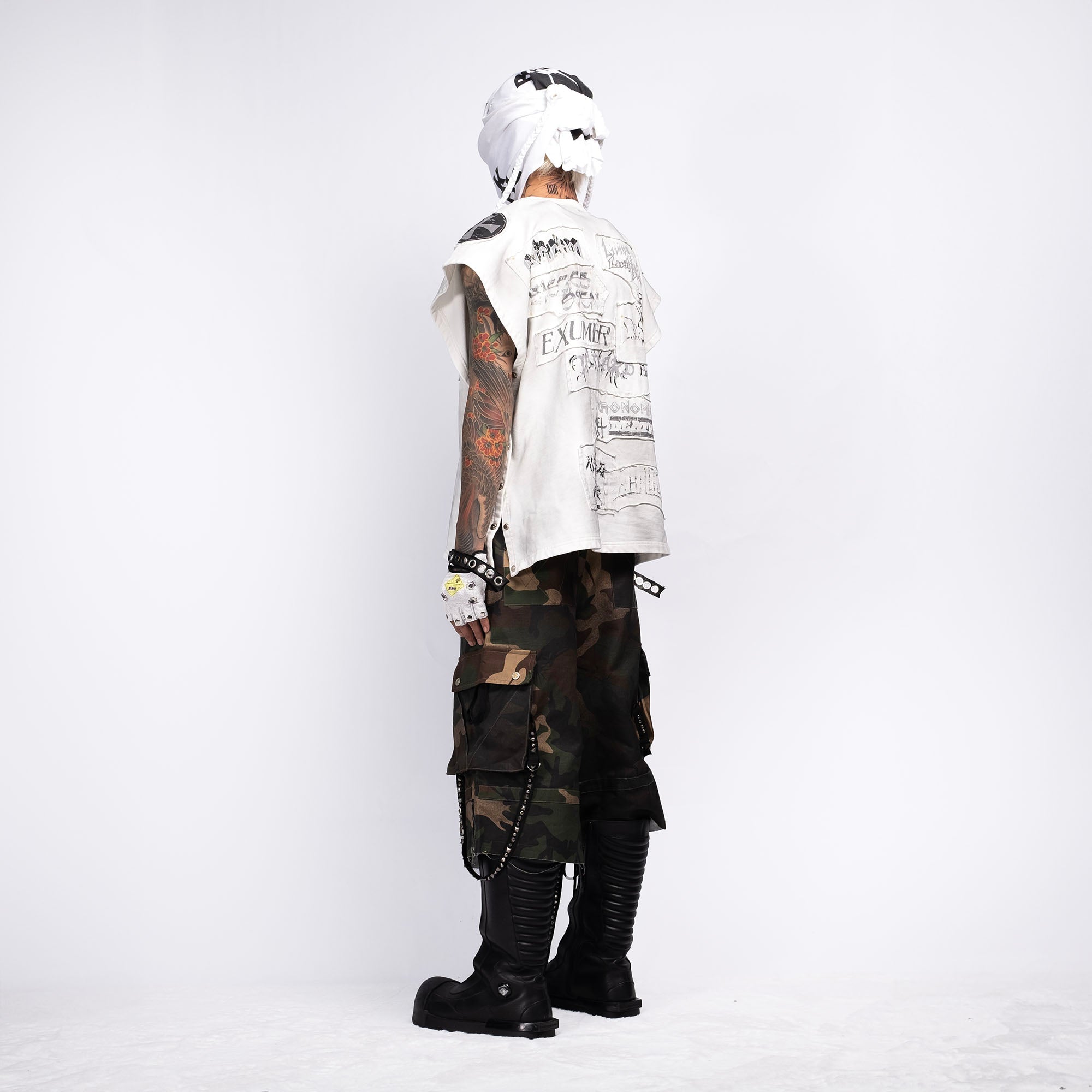 FVVO Patch Washed Sleeveless Tee