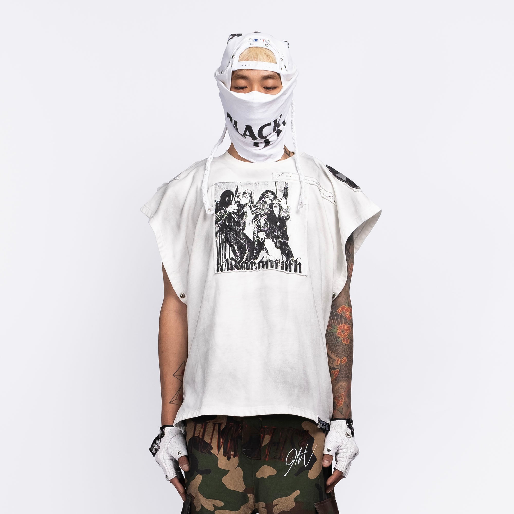 FVVO Patch Washed Sleeveless Tee