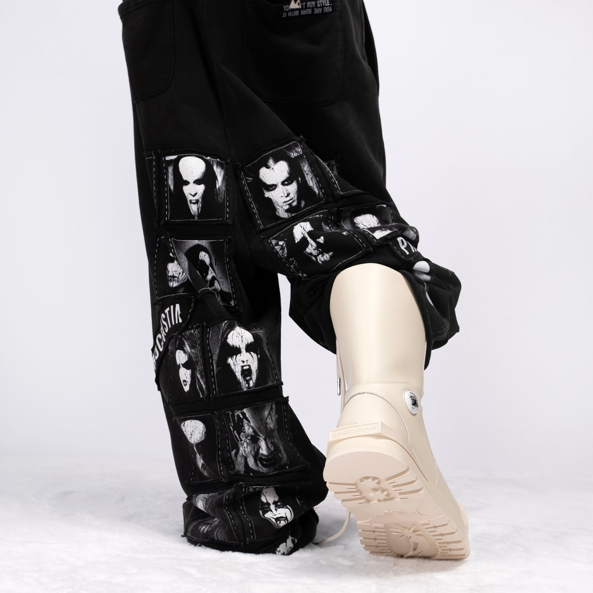 FVVO Patch Washed Sweatpants