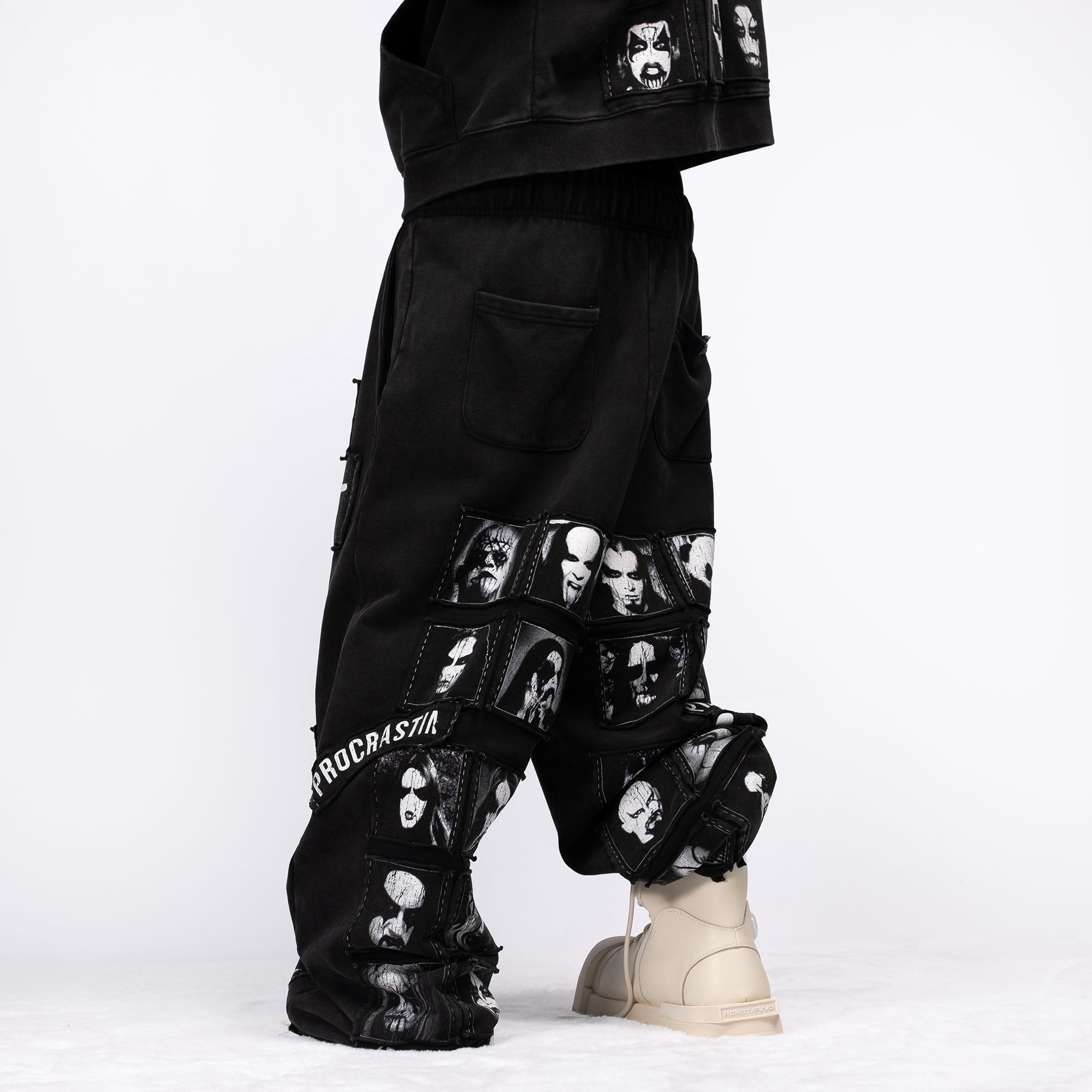 FVVO Patch Washed Sweatpants