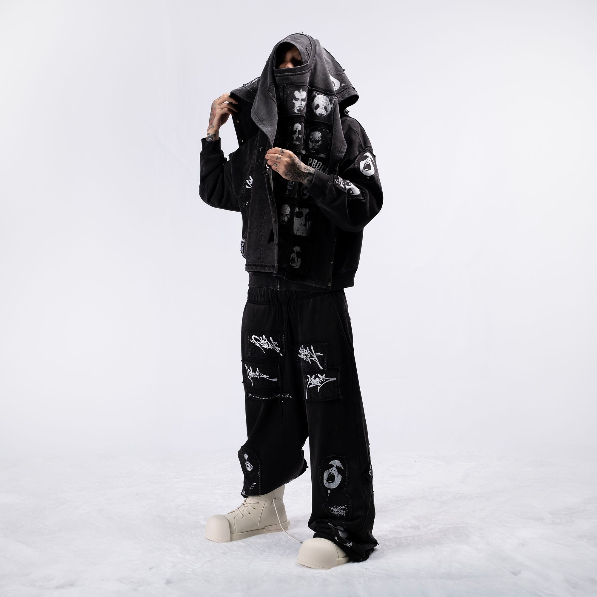 FVVO Patch Washed Sweatpants