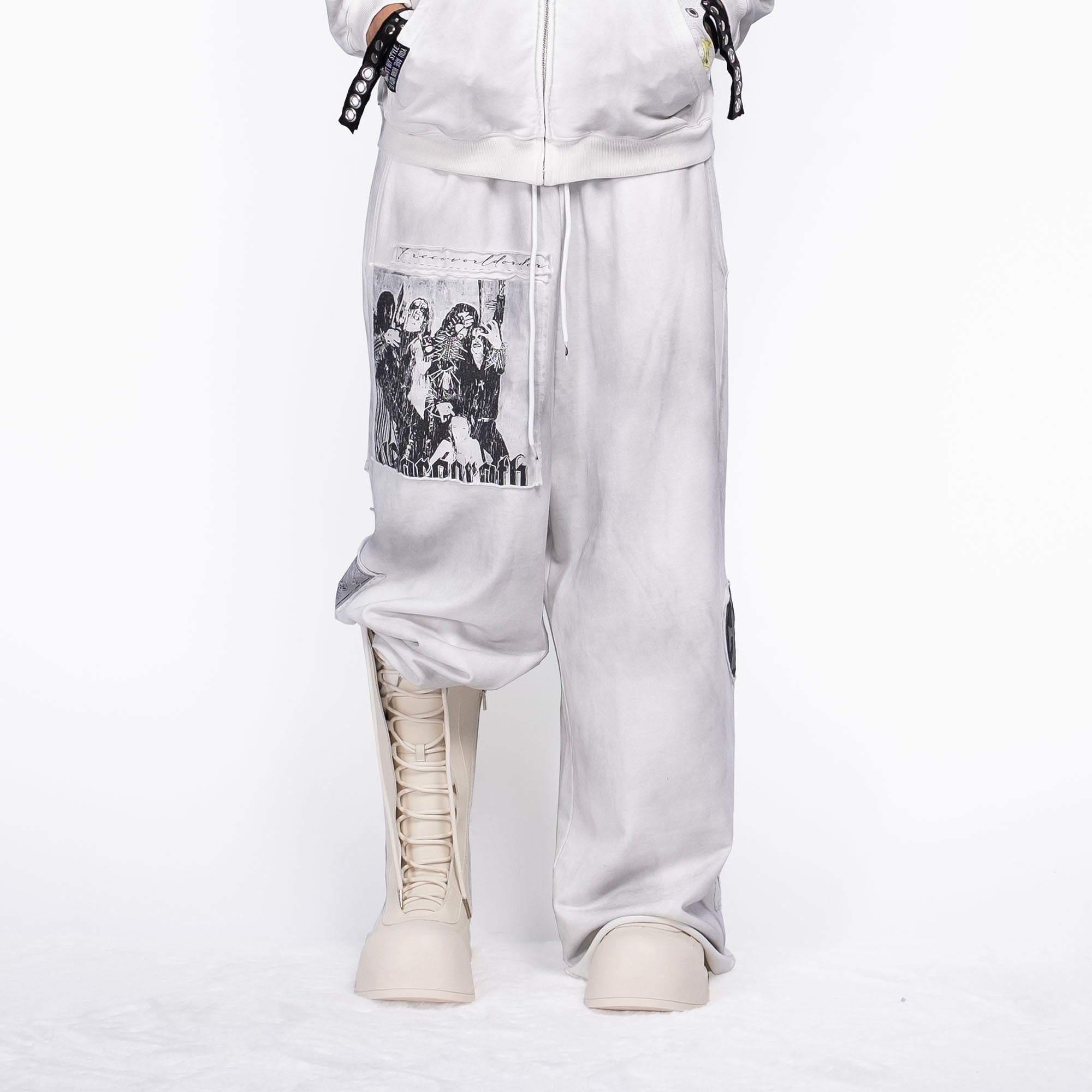 FVVO Patch Washed Sweatpants