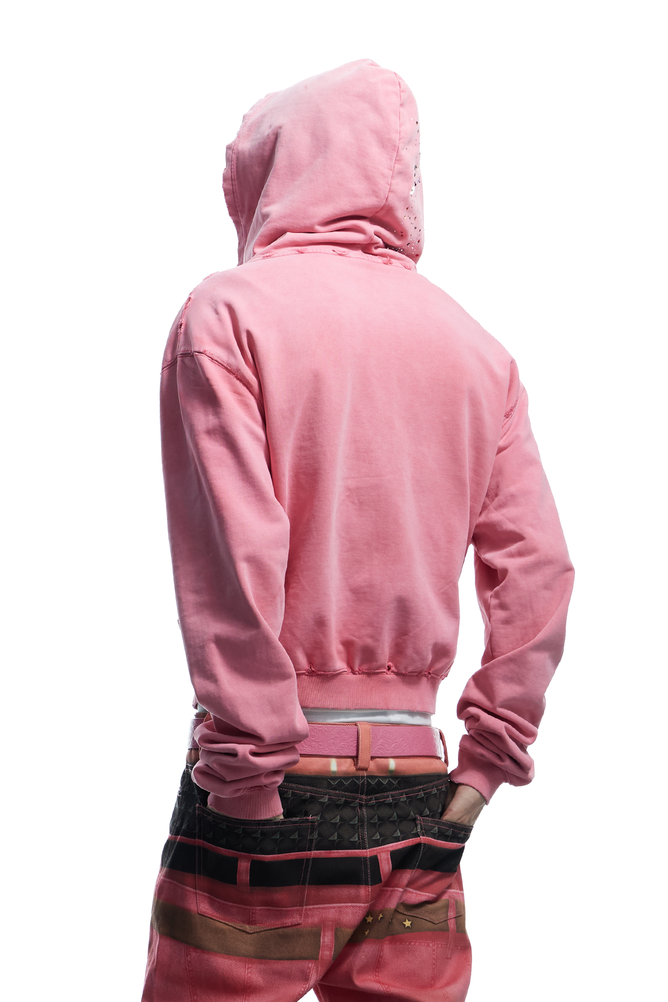 DND4DES Starry Diamond Washed Zip-Up Hoodie, premium urban and streetwear designers apparel on PROJECTISR.com, DND4DES