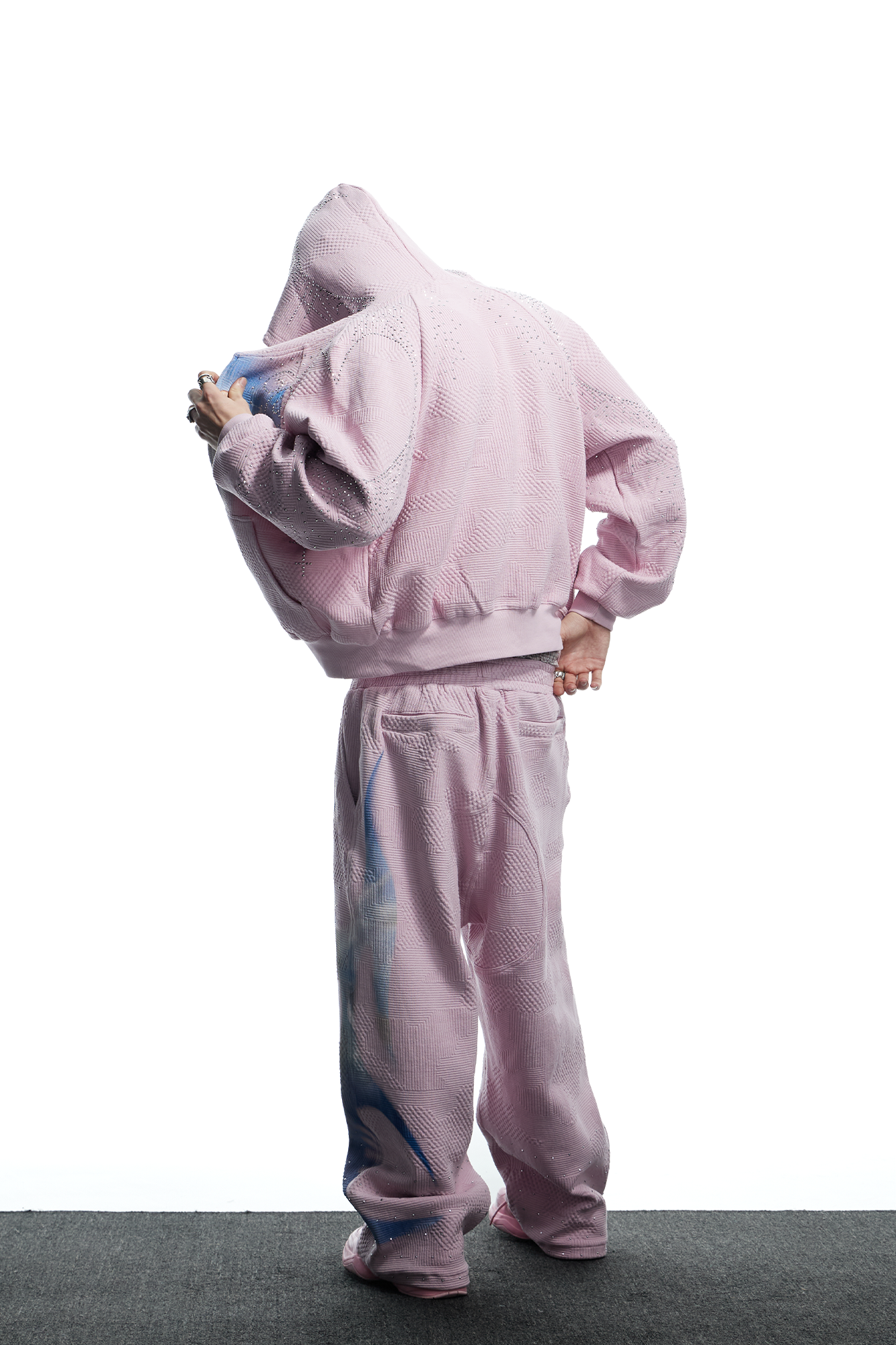 DND4DES Dreamcore Print Diamond Sweatpants, premium urban and streetwear designers apparel on PROJECTISR.com, DND4DES