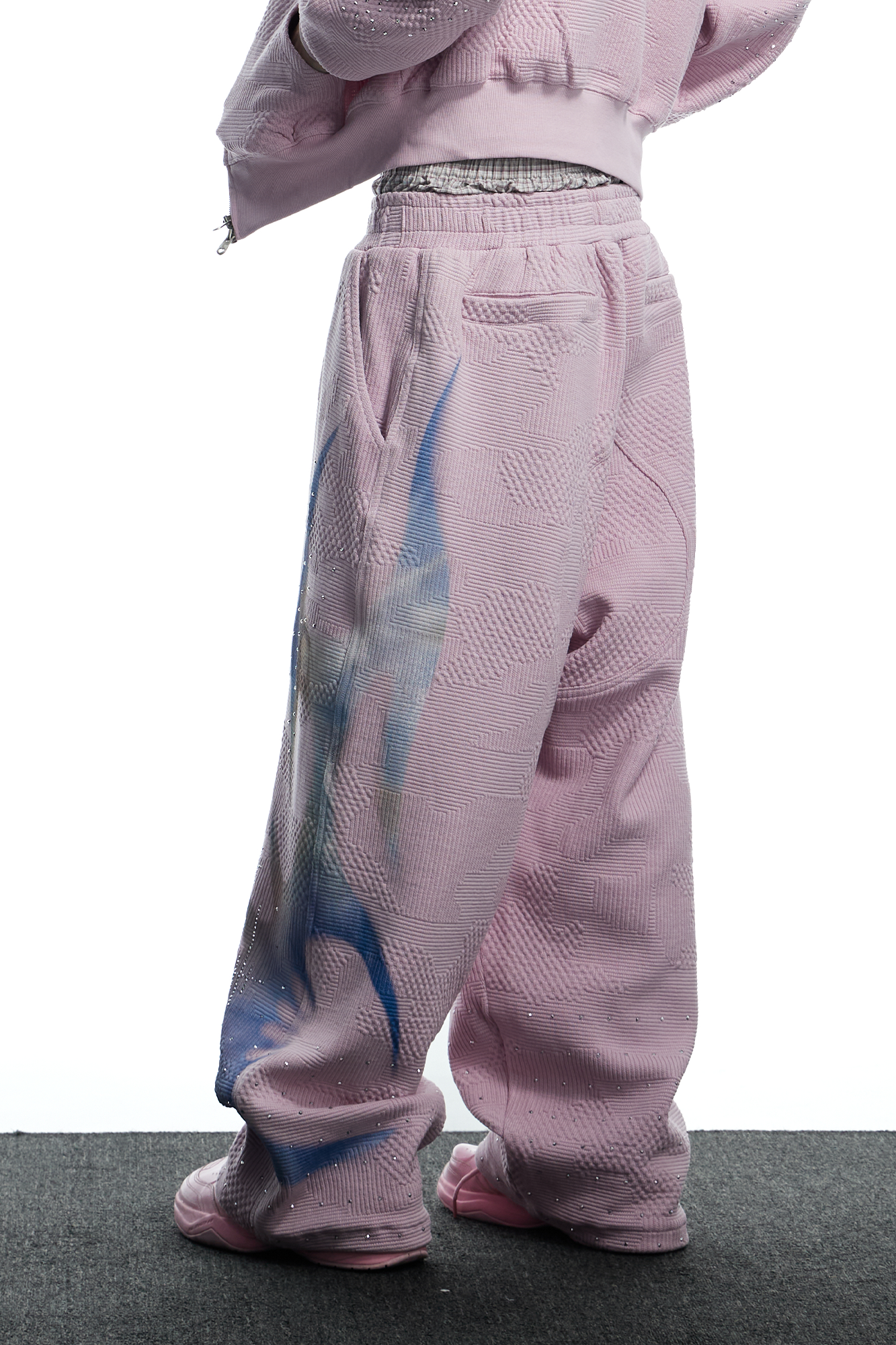 DND4DES Dreamcore Print Diamond Sweatpants, premium urban and streetwear designers apparel on PROJECTISR.com, DND4DES