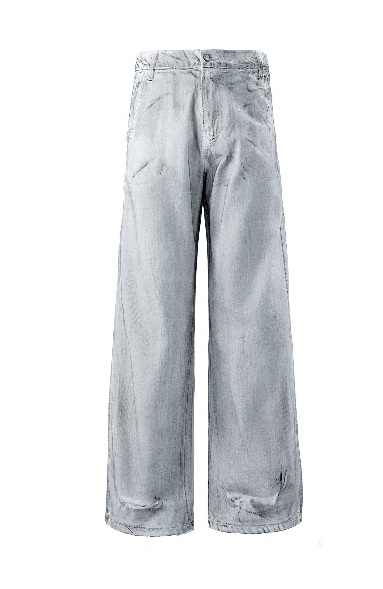 MOGONGSHE Dusty Washed Baggy Jeans