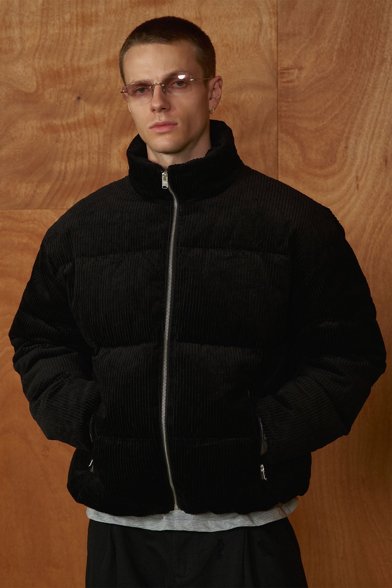 PMW Corduroy Puffer Jacket, premium urban and streetwear designers apparel on PROJECTISR.com, PMW