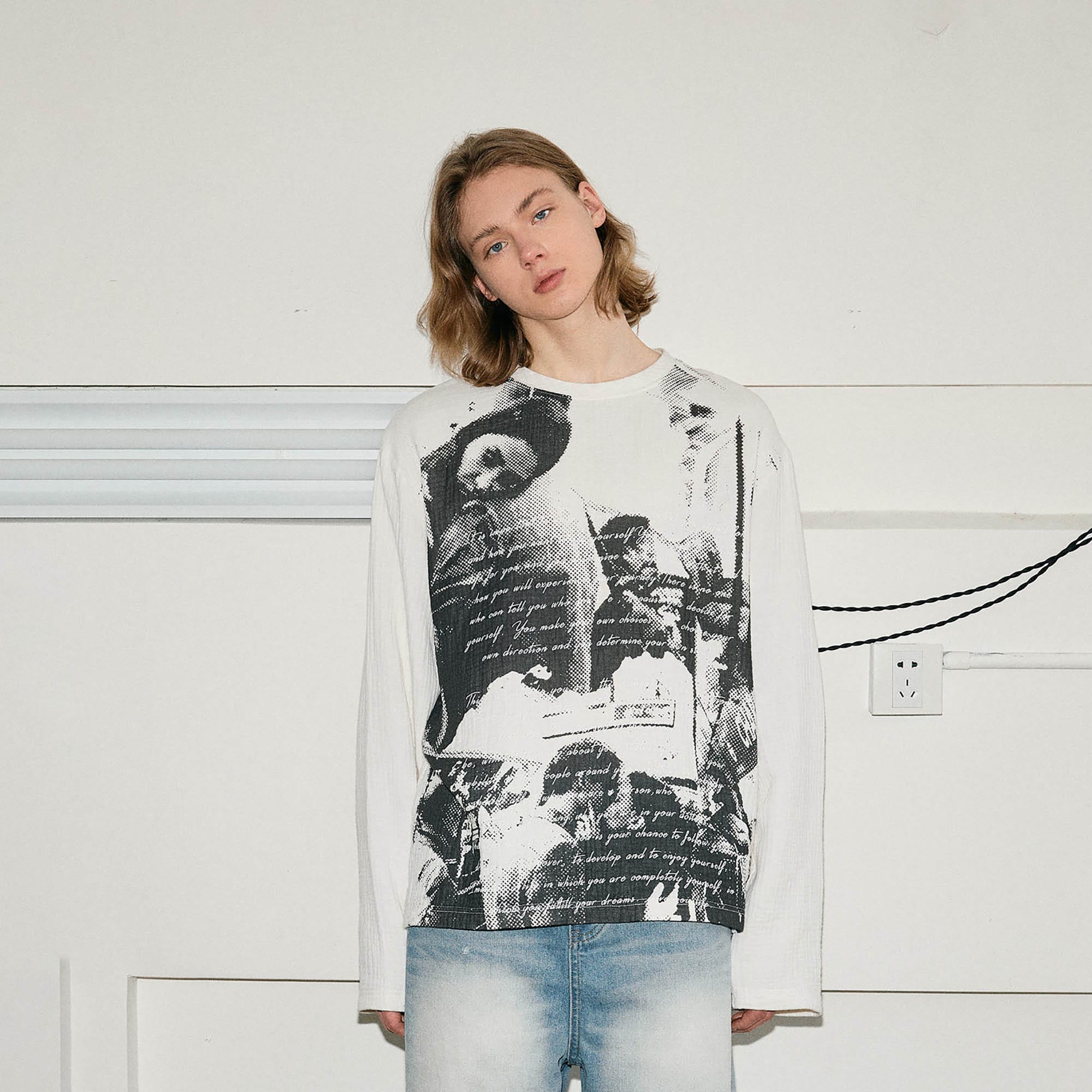 KREATE Subway Lovers Full Print L/S Tee