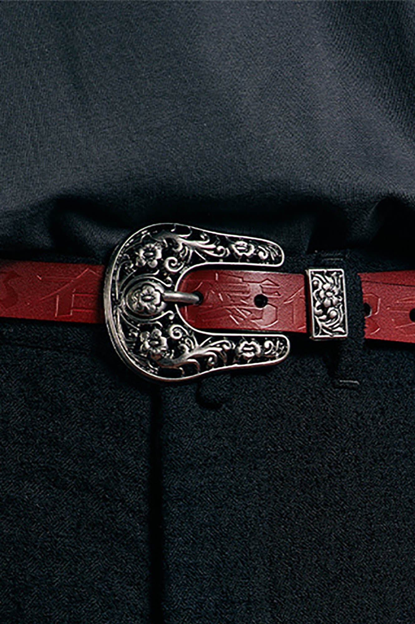 OSCILL Embossed Lettering Belt