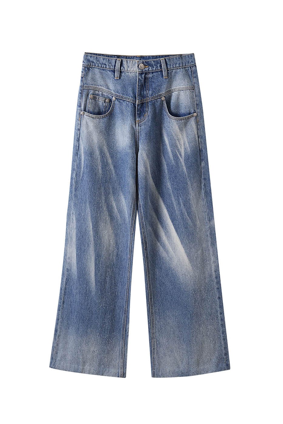 FACEONLAB Frosted Morning Washed Jeans